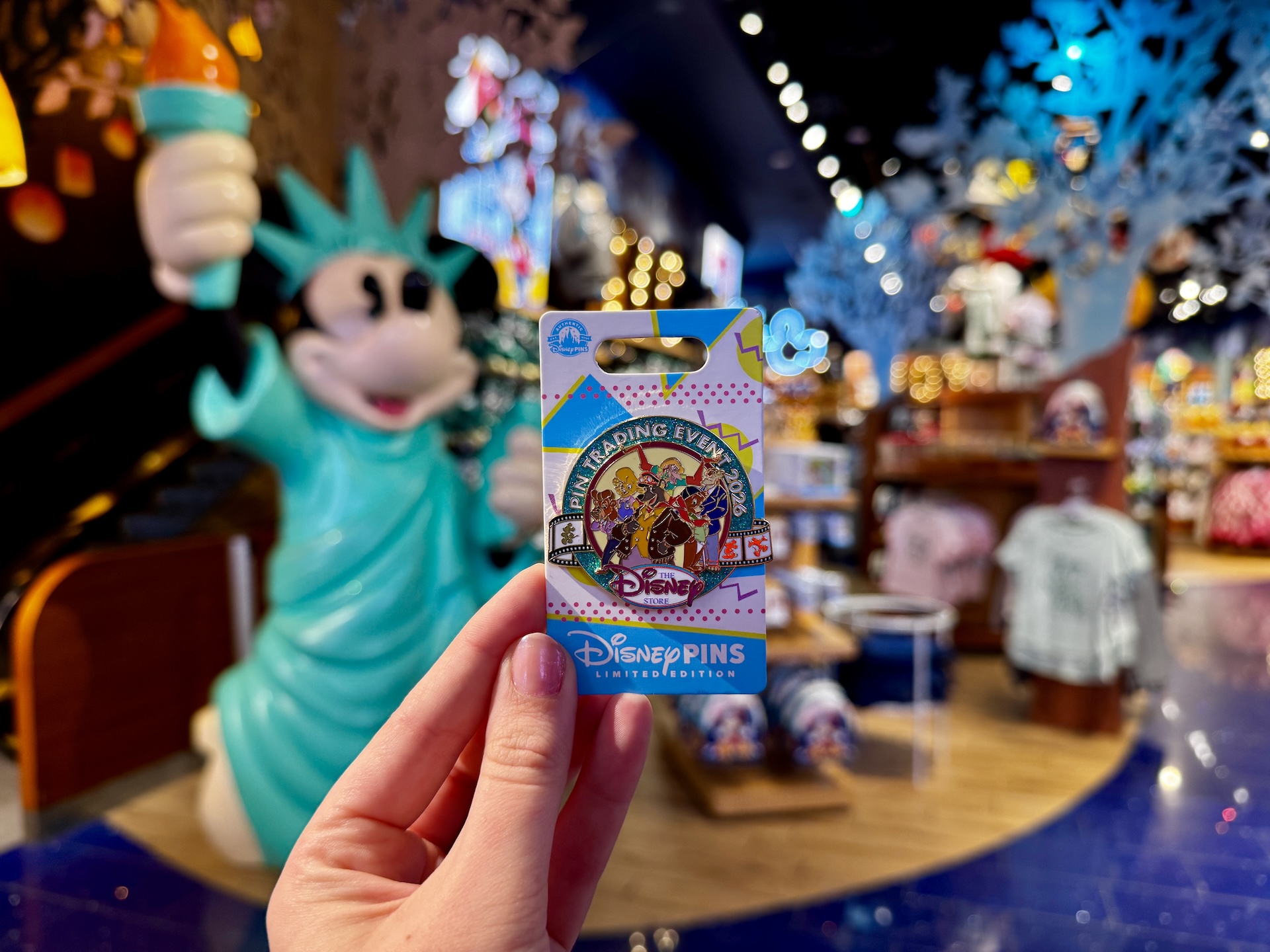 Disney Store Times Square NYC Retro Pin Event