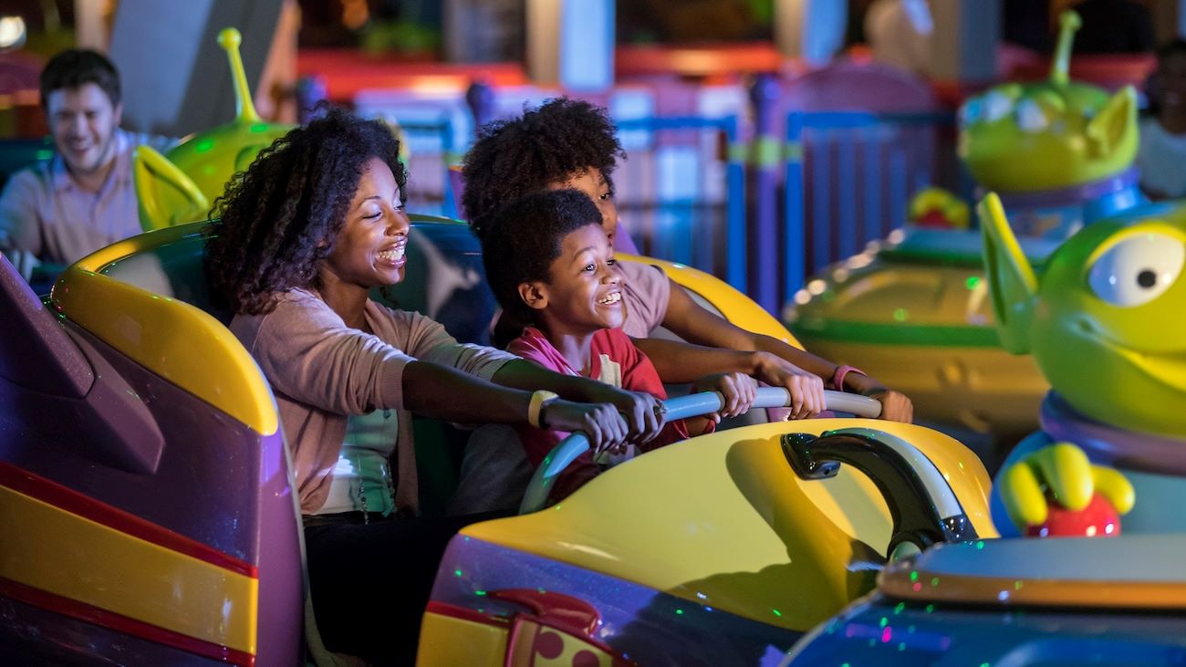 Alien Swirling Saucers at Disney World