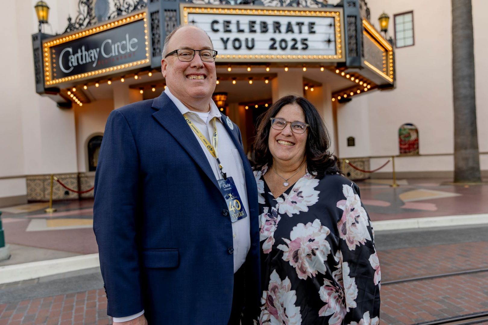 Chris and Michelle at Disneyland