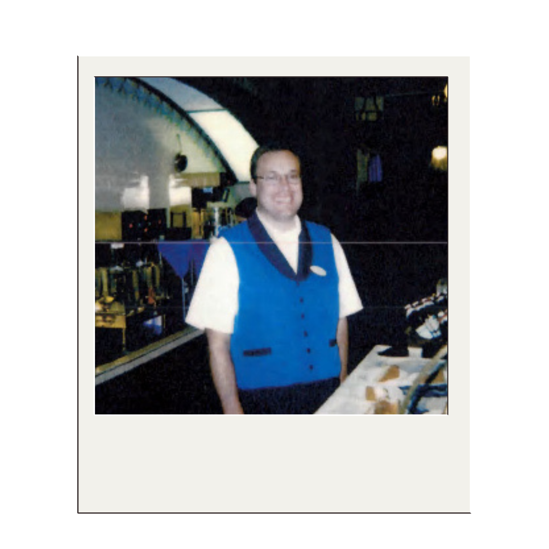 Chris at Disneyland - Tomorrowland Terrace