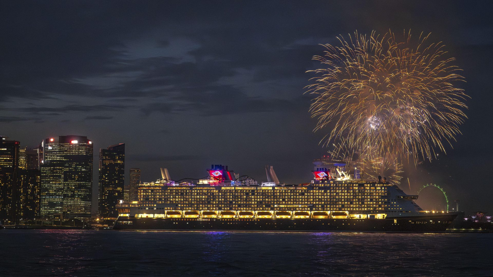 The Disney Adventure Arrives in Singapore with Fireworks