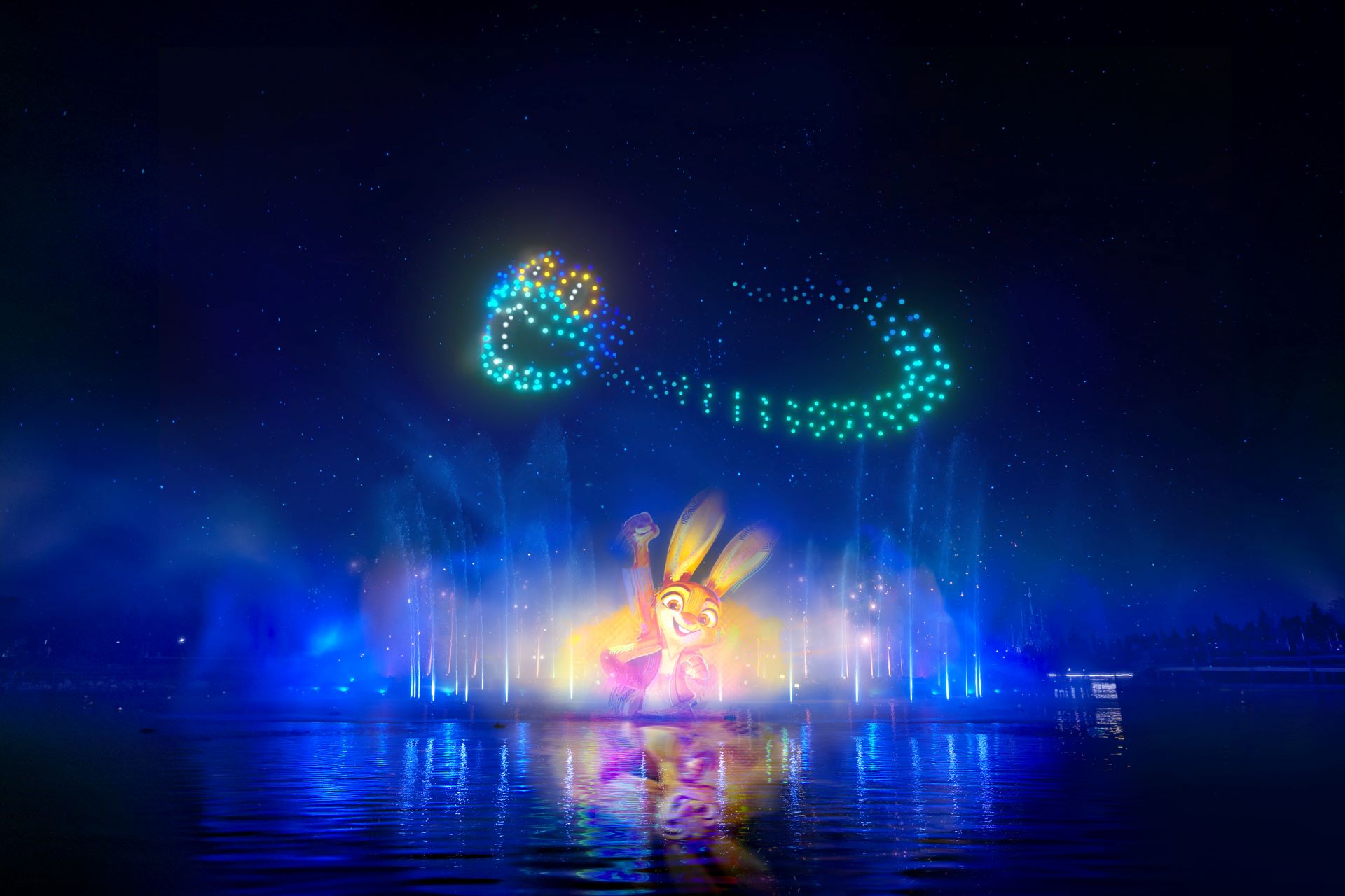 Disney Cascade of Lights - Zootopia