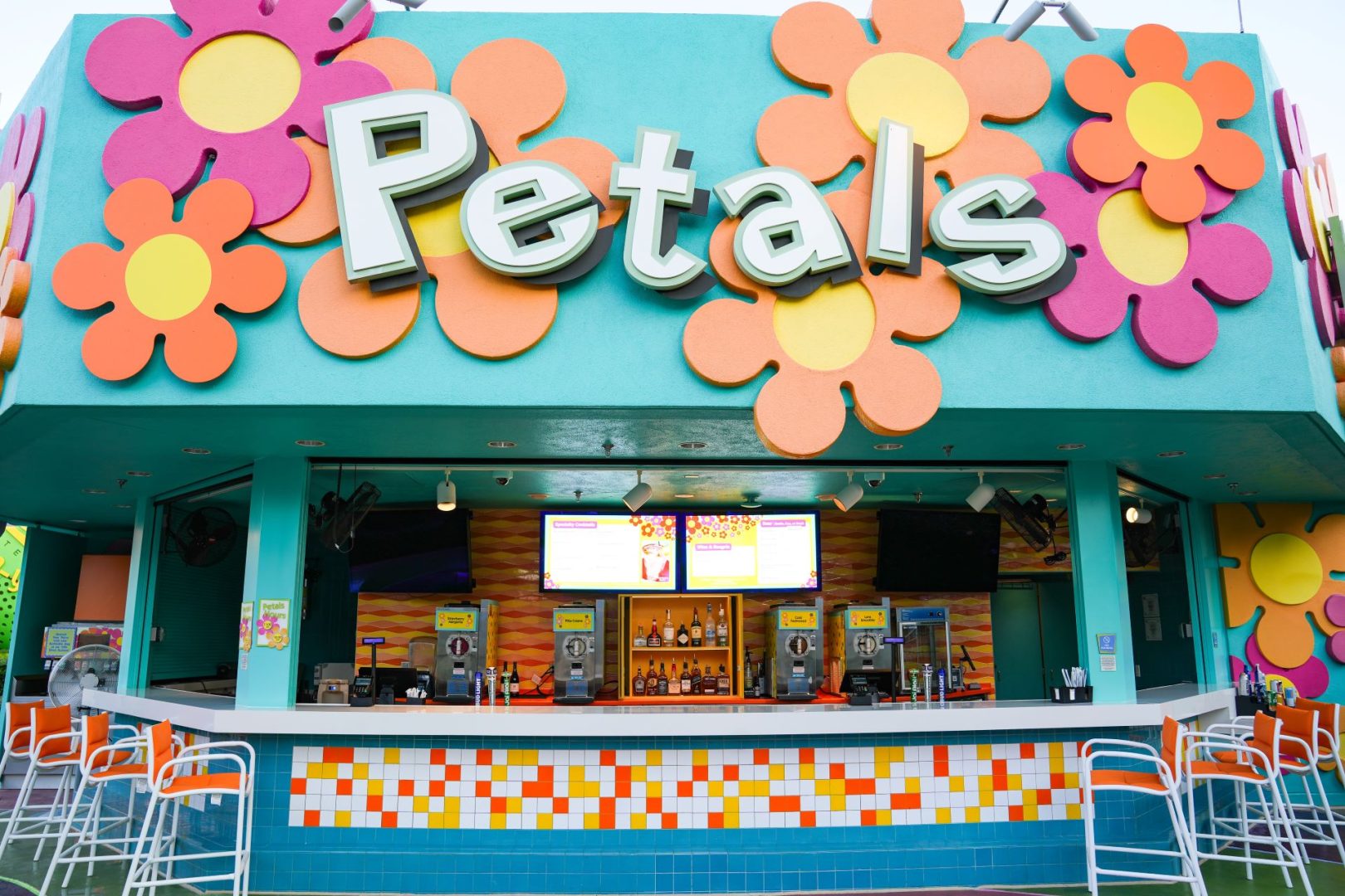 Exterior of Petals Pool Bar