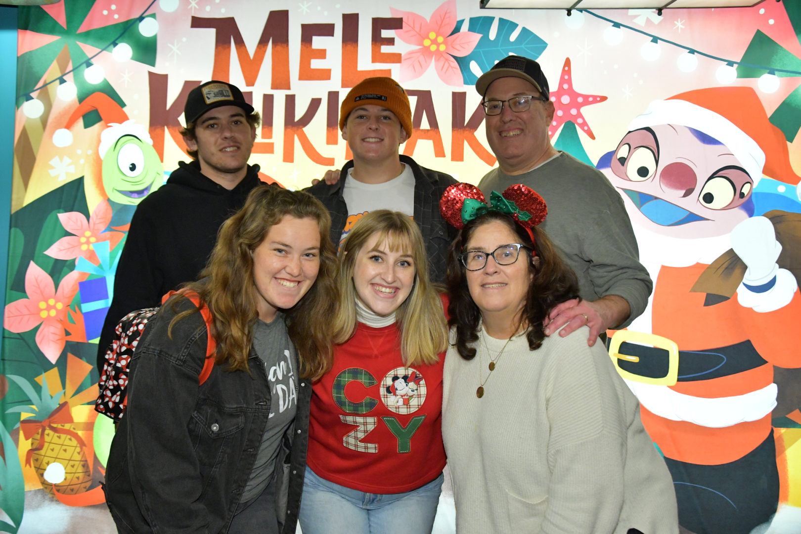 Mortensen Family Photo at Disneyland
