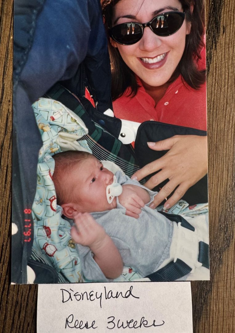 Reese as a Baby at Disneyland
