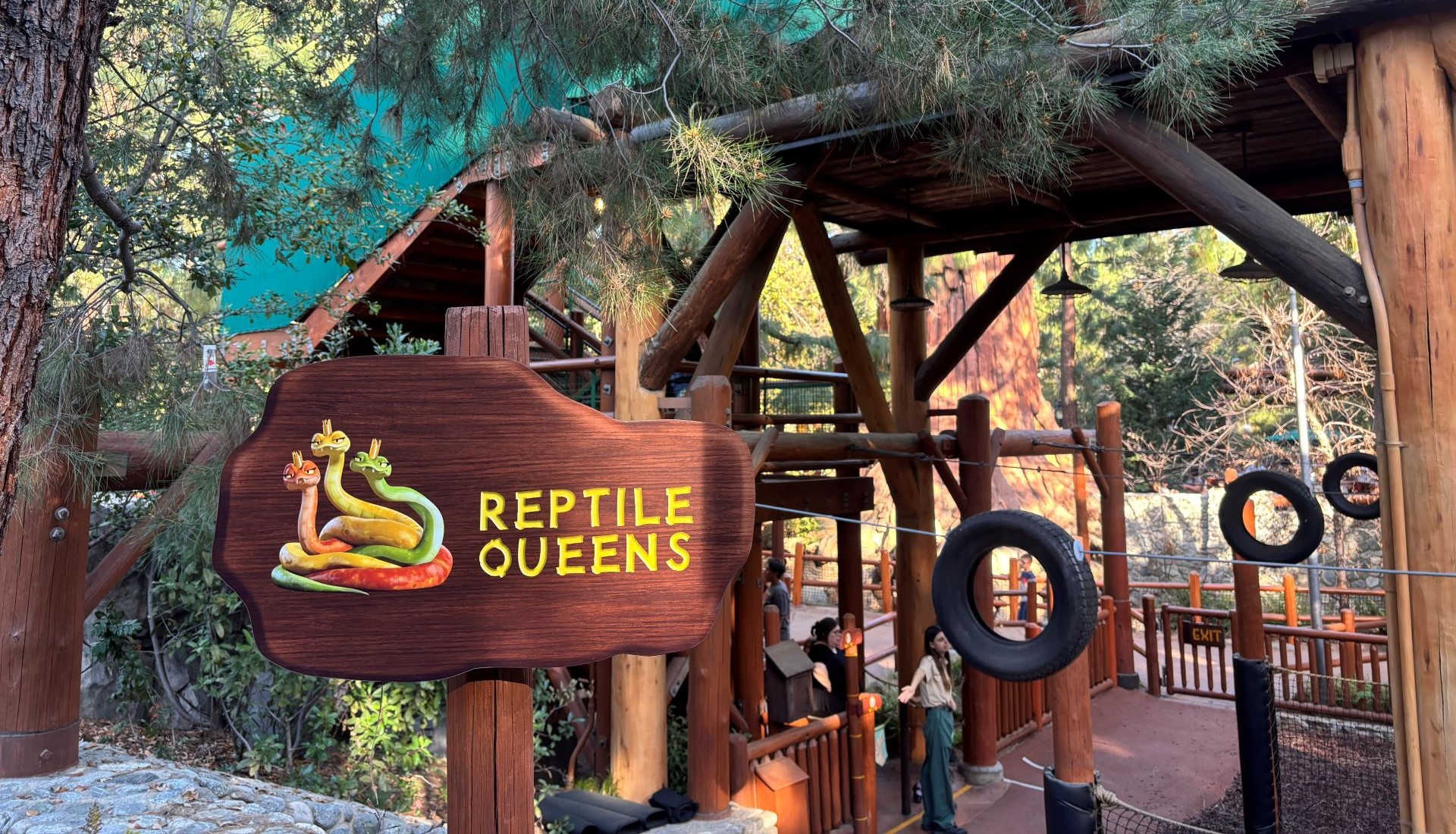 Reptile Queens at Redwood Creek Challenge Trail