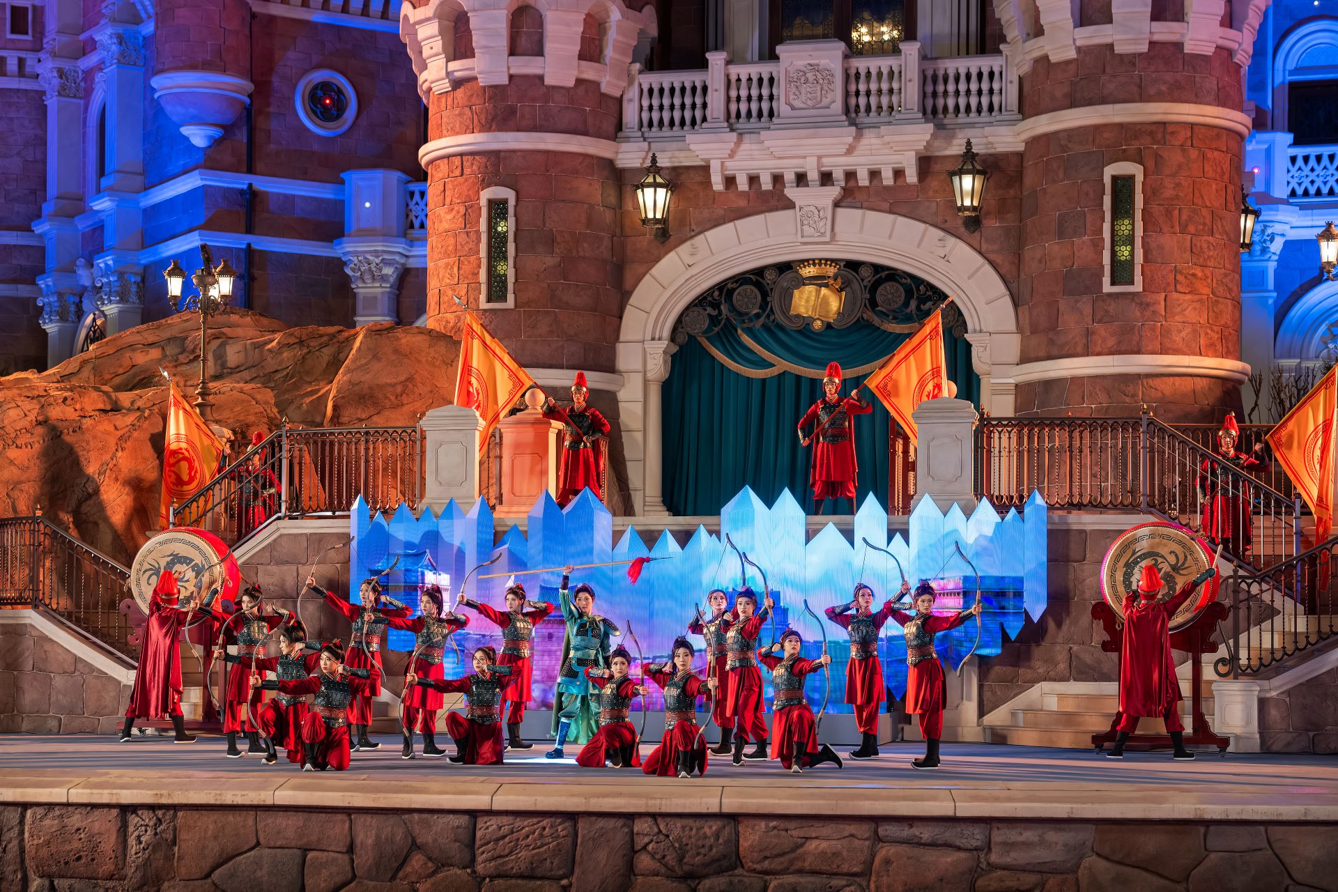 Shanghai Disneyland 10th at Night