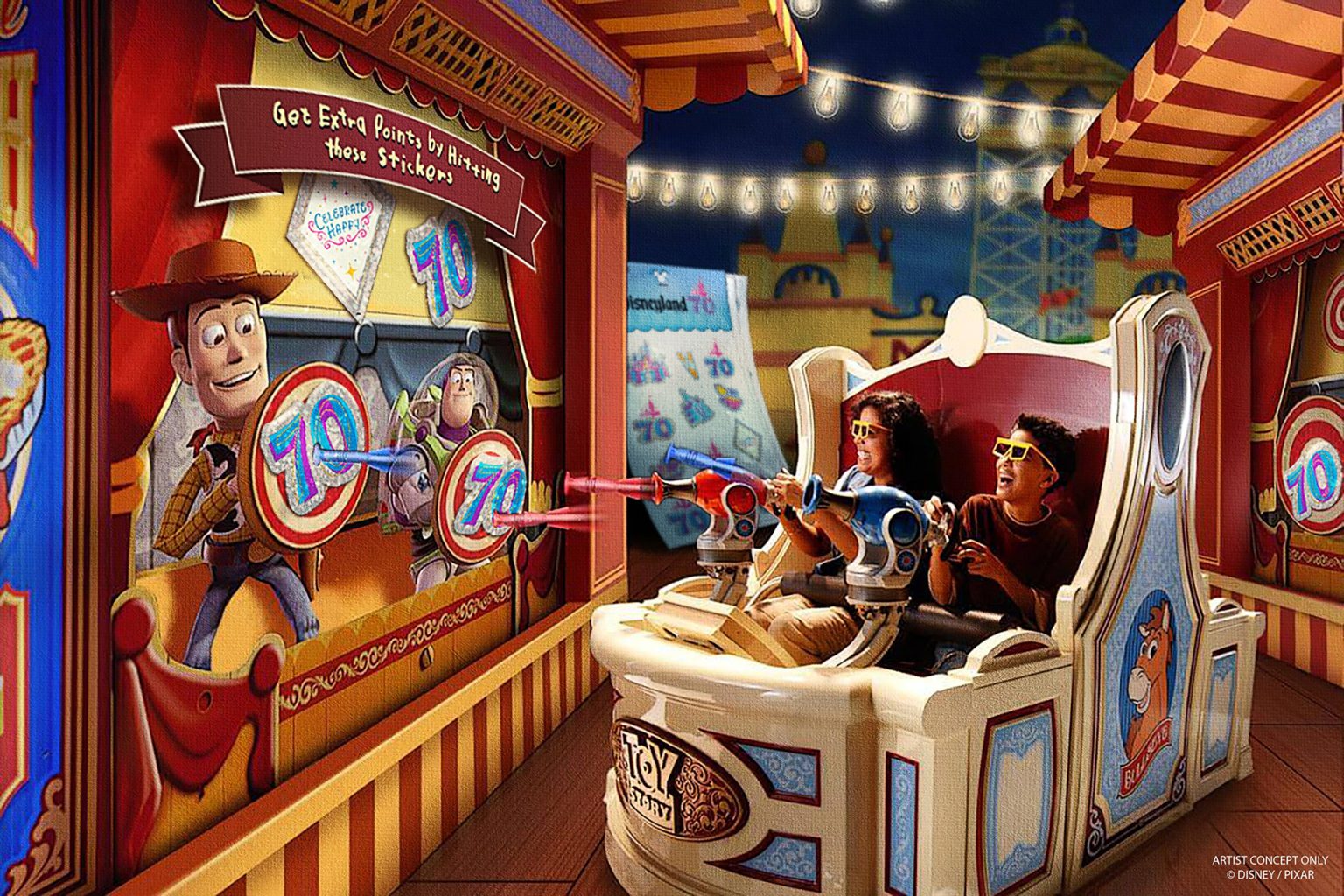 Toy Story Midway Mania for Disneyland 70
