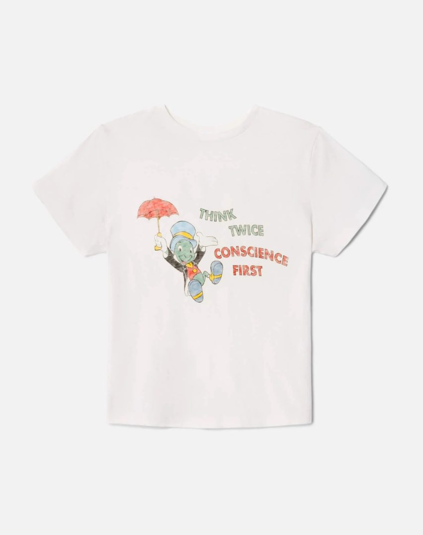Re/Done Classic &ldquo;Jiminy Cricket&rdquo; Tee 