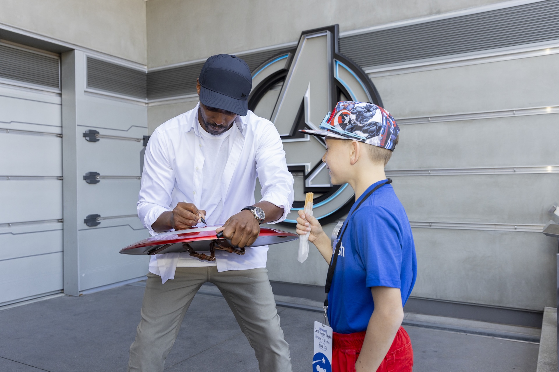Coen&rsquo;s Heroic Connection: A Shield, a Hero, and a Wish Come True at Disneyland Resort