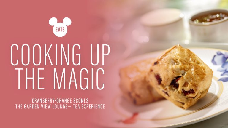 Disney Eats: Orange-Cranberry Scone Recipes from The Garden View Lounge