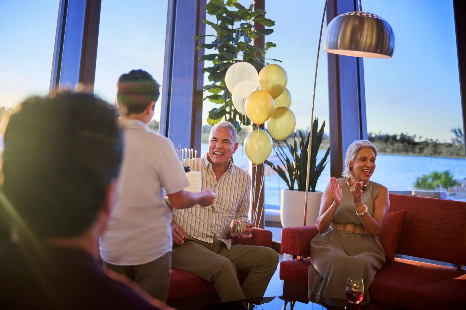 Celebrating at the Parr House