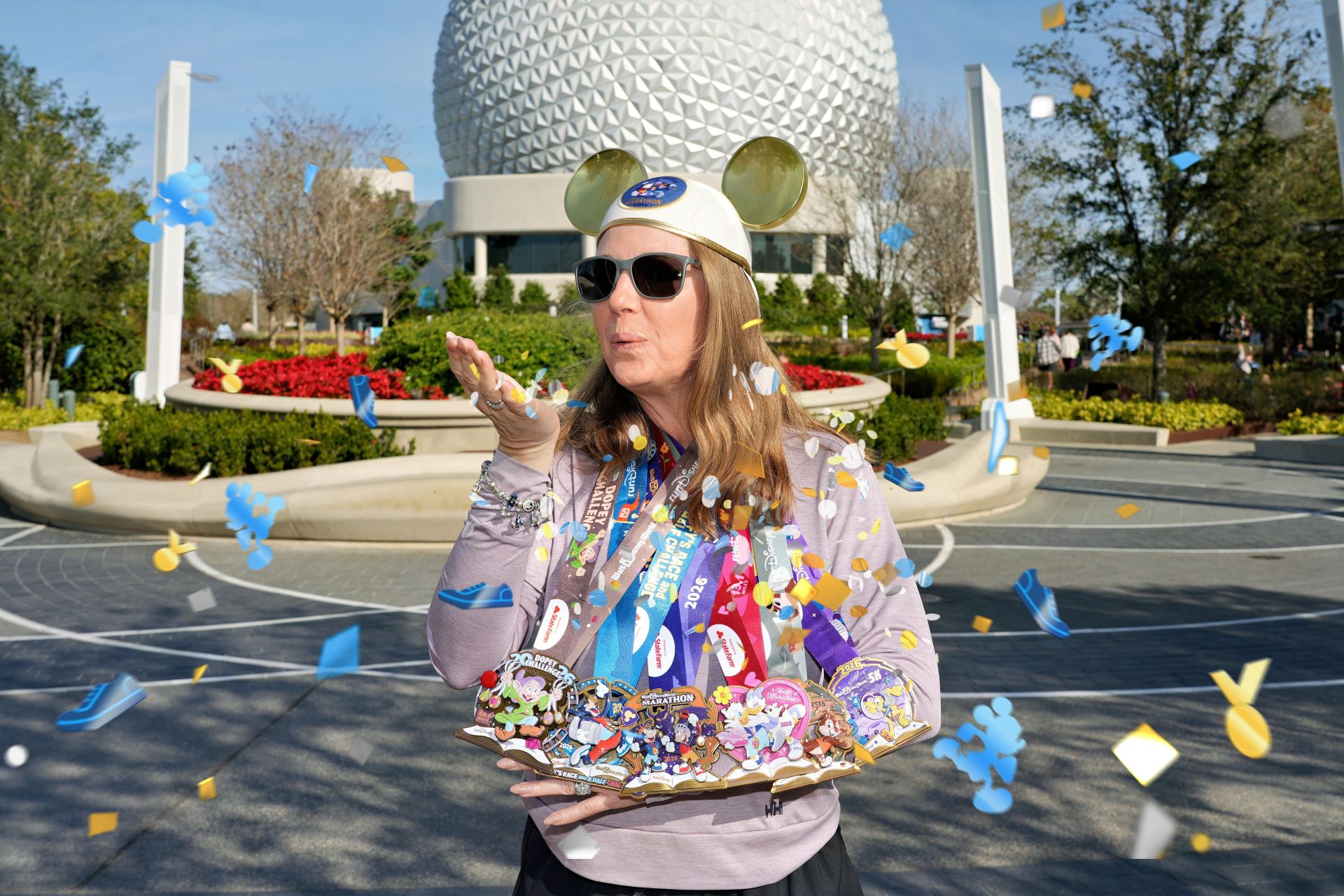 Celebrating with runDisney Medals