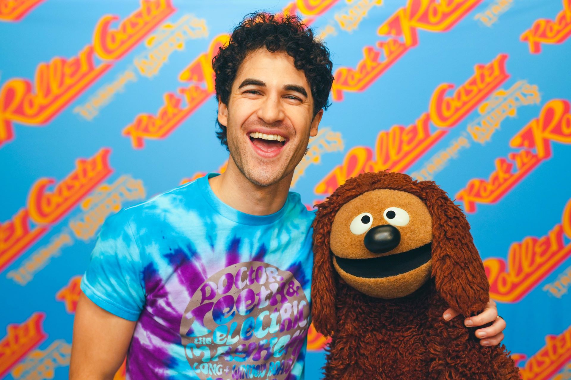 Darren Criss with The Muppets