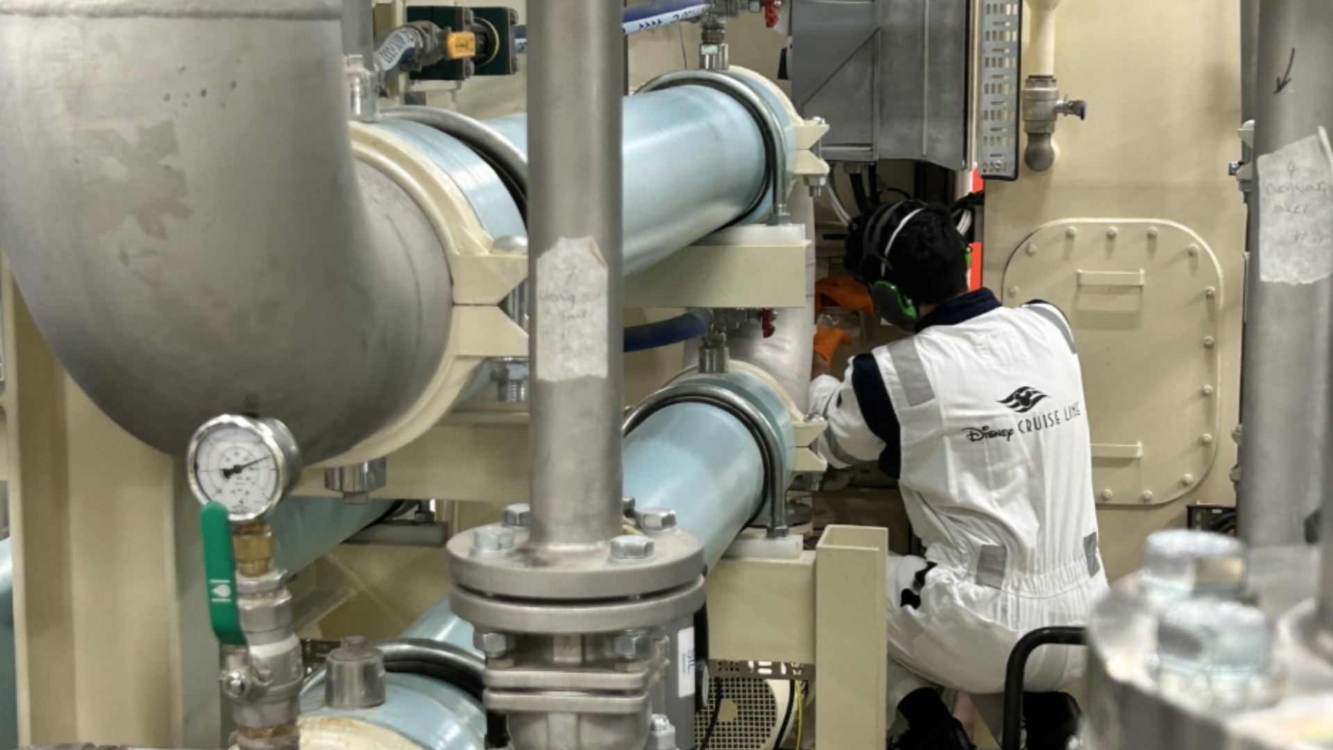 Disney Destiny Engine Room Tour