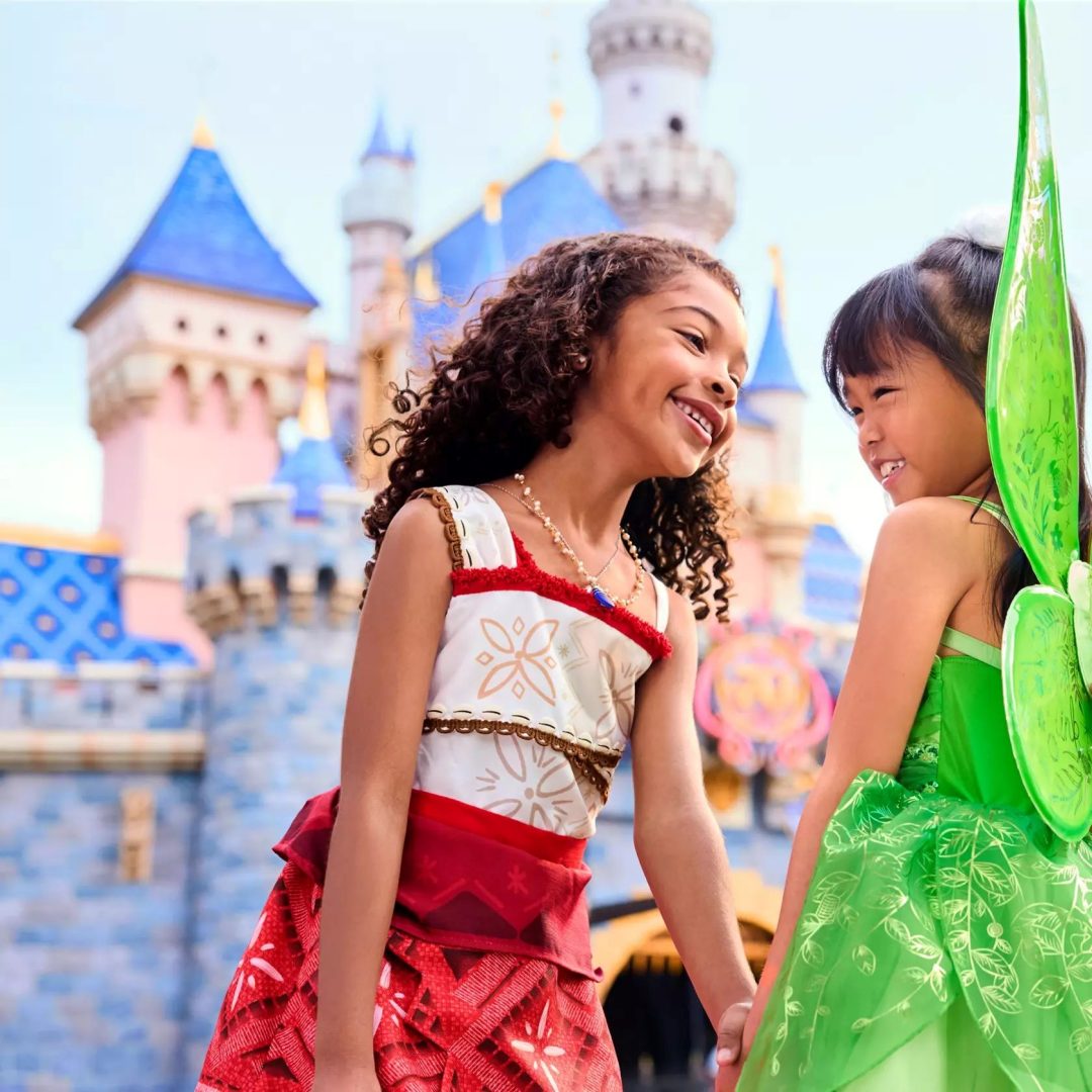 Moana and Tinker Bell Costumes