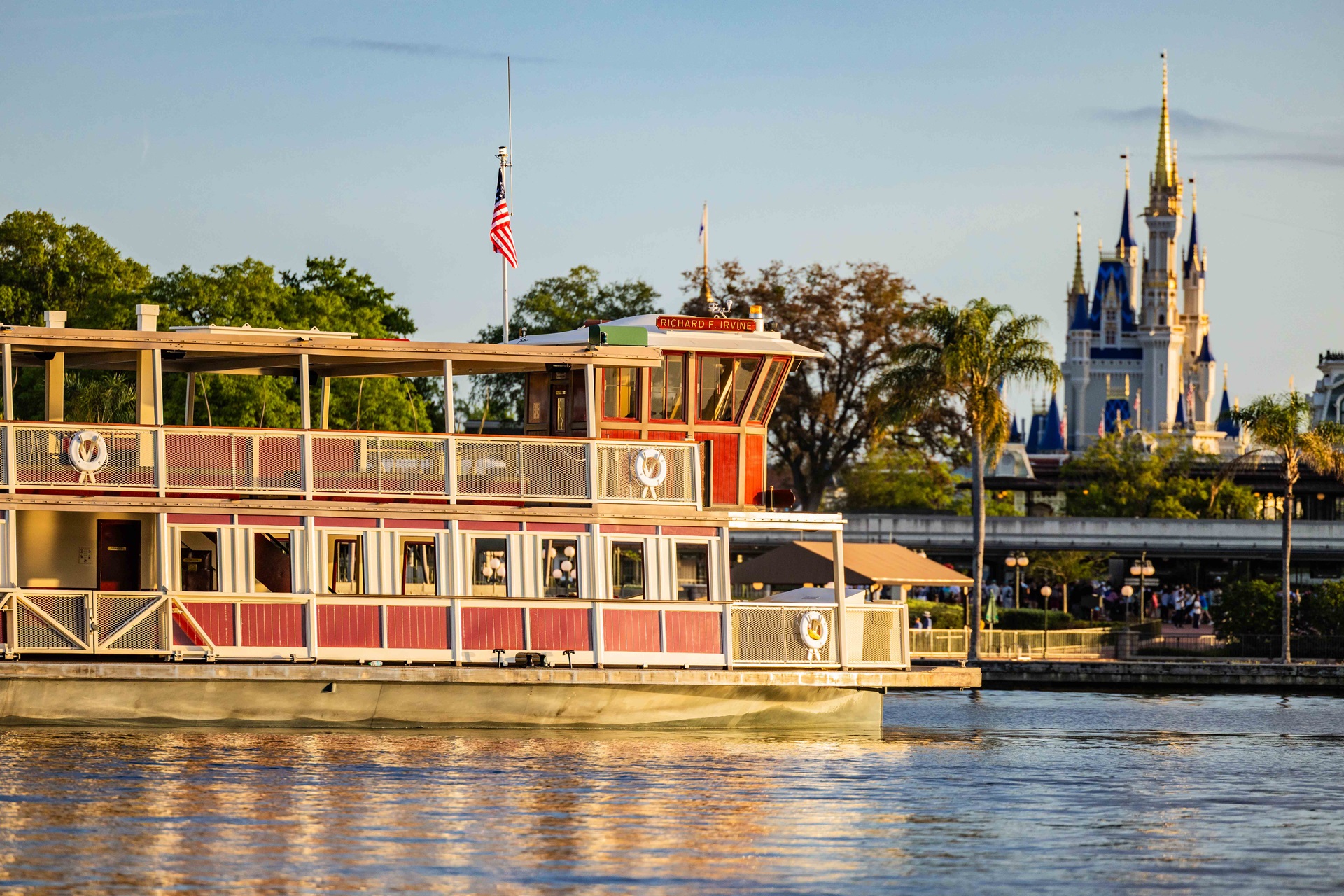 A new Magic Kingdom ferryboat under construction