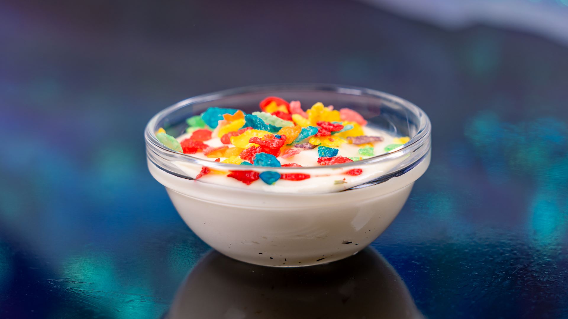 Rainbow Cereal Dipping Sauce at Pride Nite