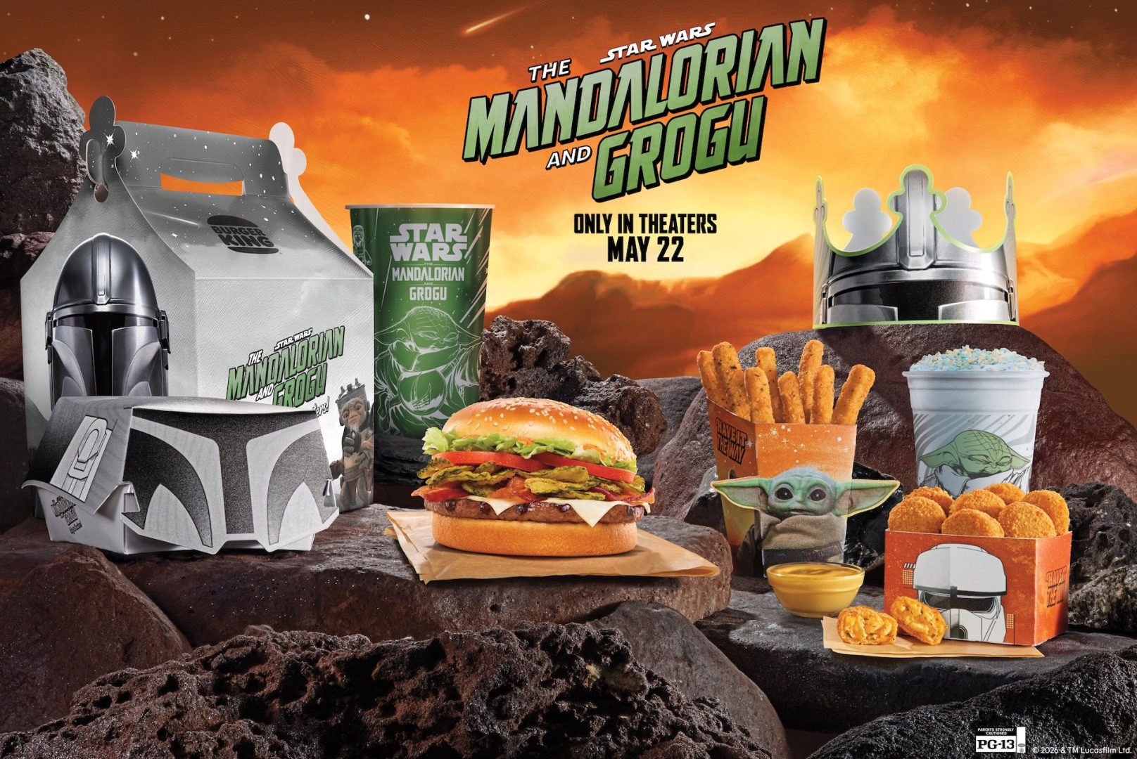 Star Wars: The Mandalorian and Grogu Products Burger King