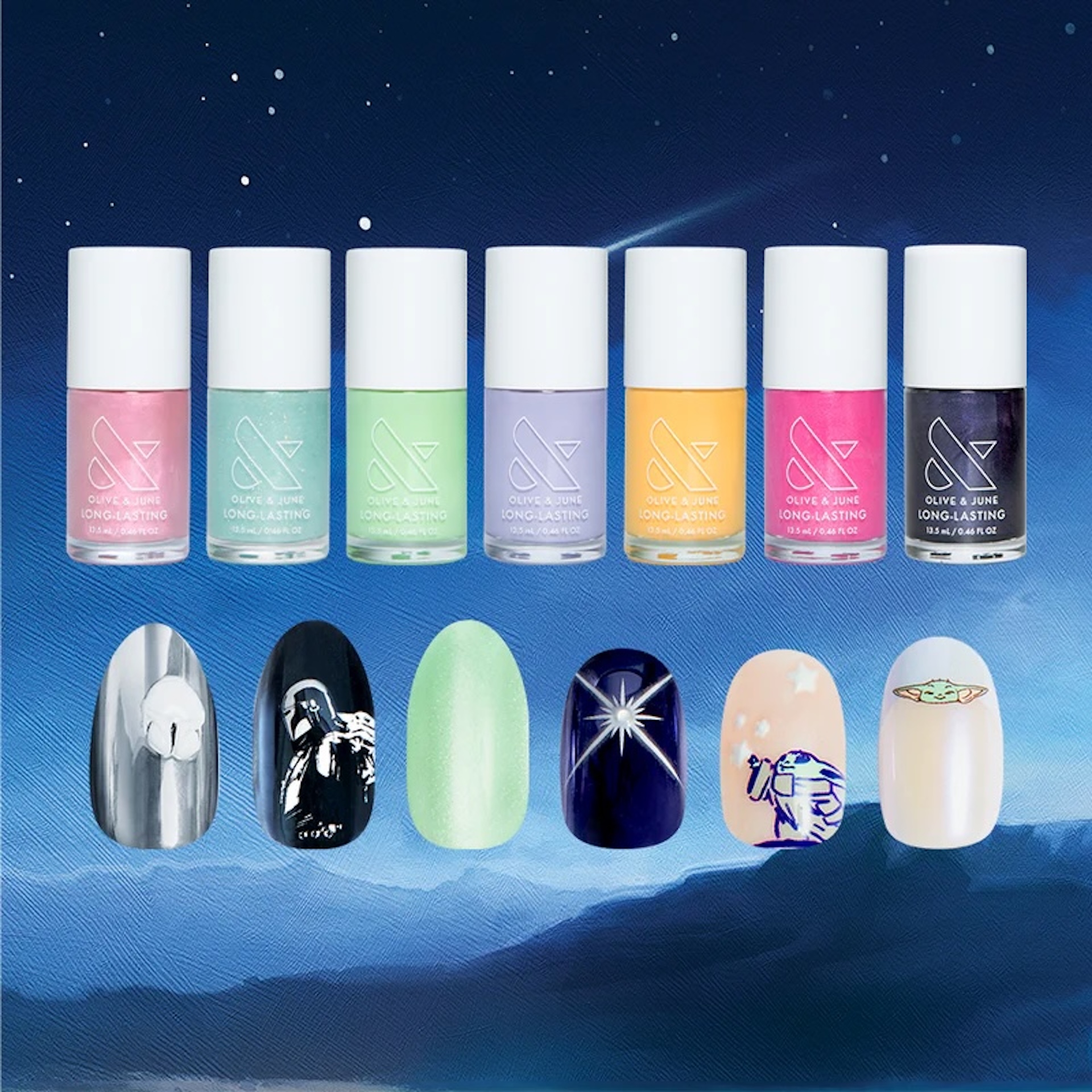 Star Wars: The Mandalorian and Grogu Products Olive and June Nail Polish
