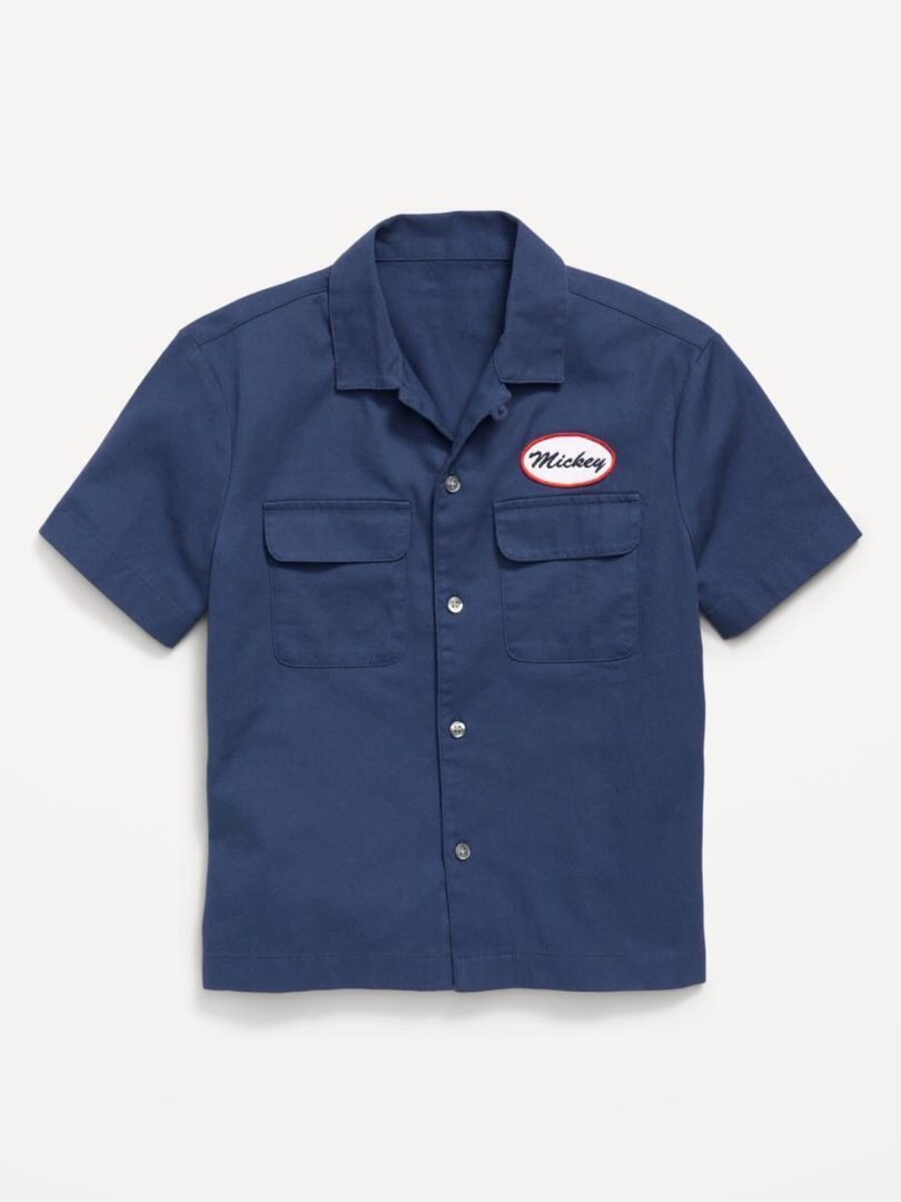 2026 Disney x Old Navy Americana Collection Button Down Shirt