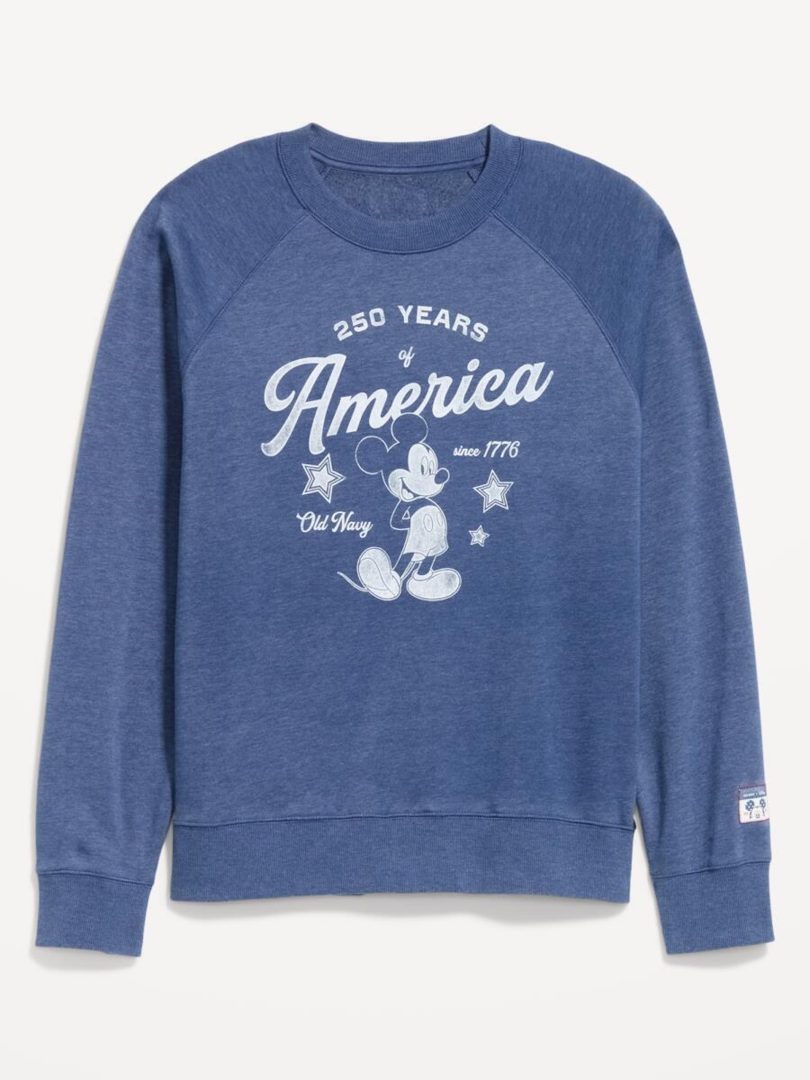 2026 Disney x Old Navy Americana Collection Sweatshirt