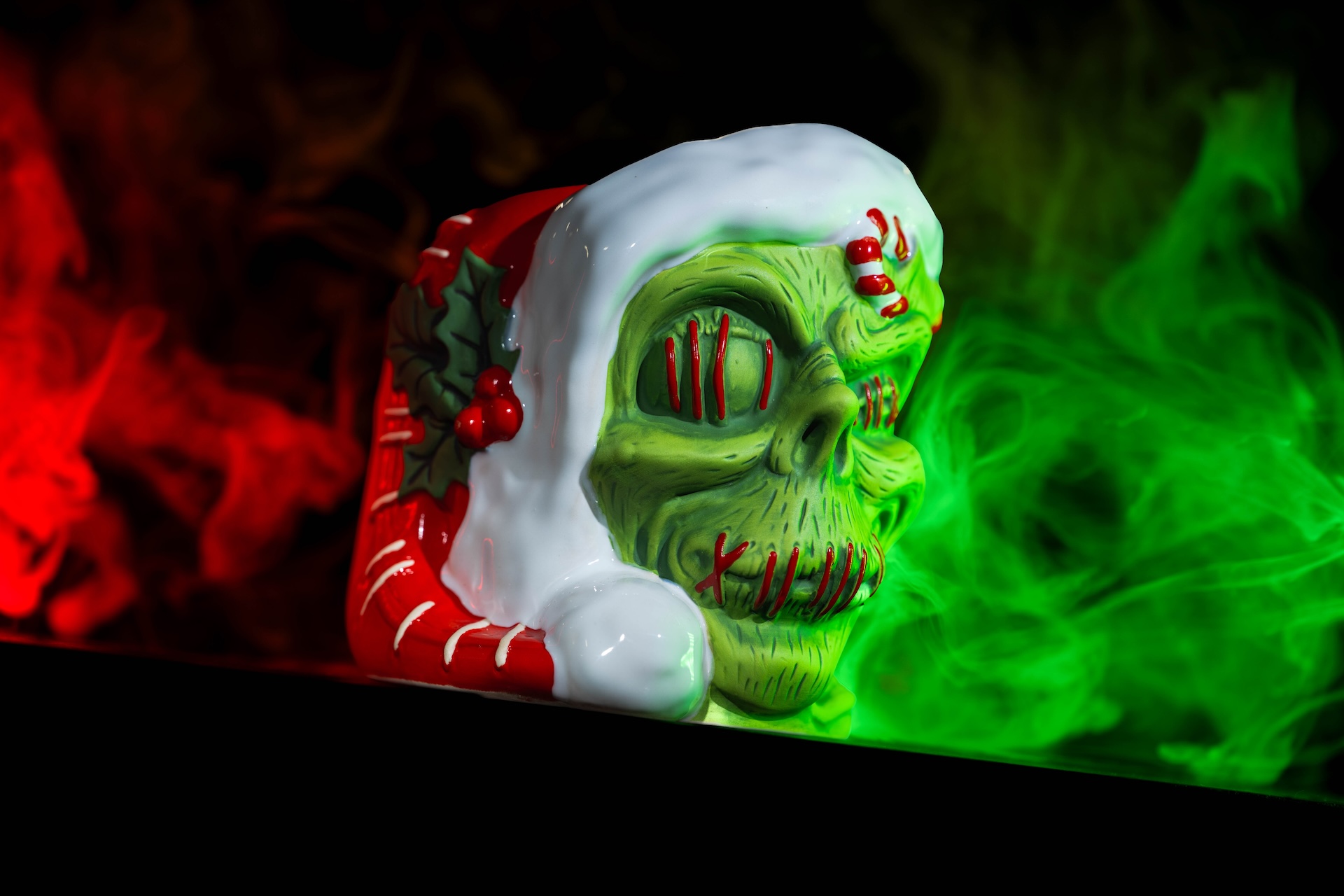 Trader Sam's Enchanted Tiki Bar Disneyland Hotel Zombie Santa Mug
