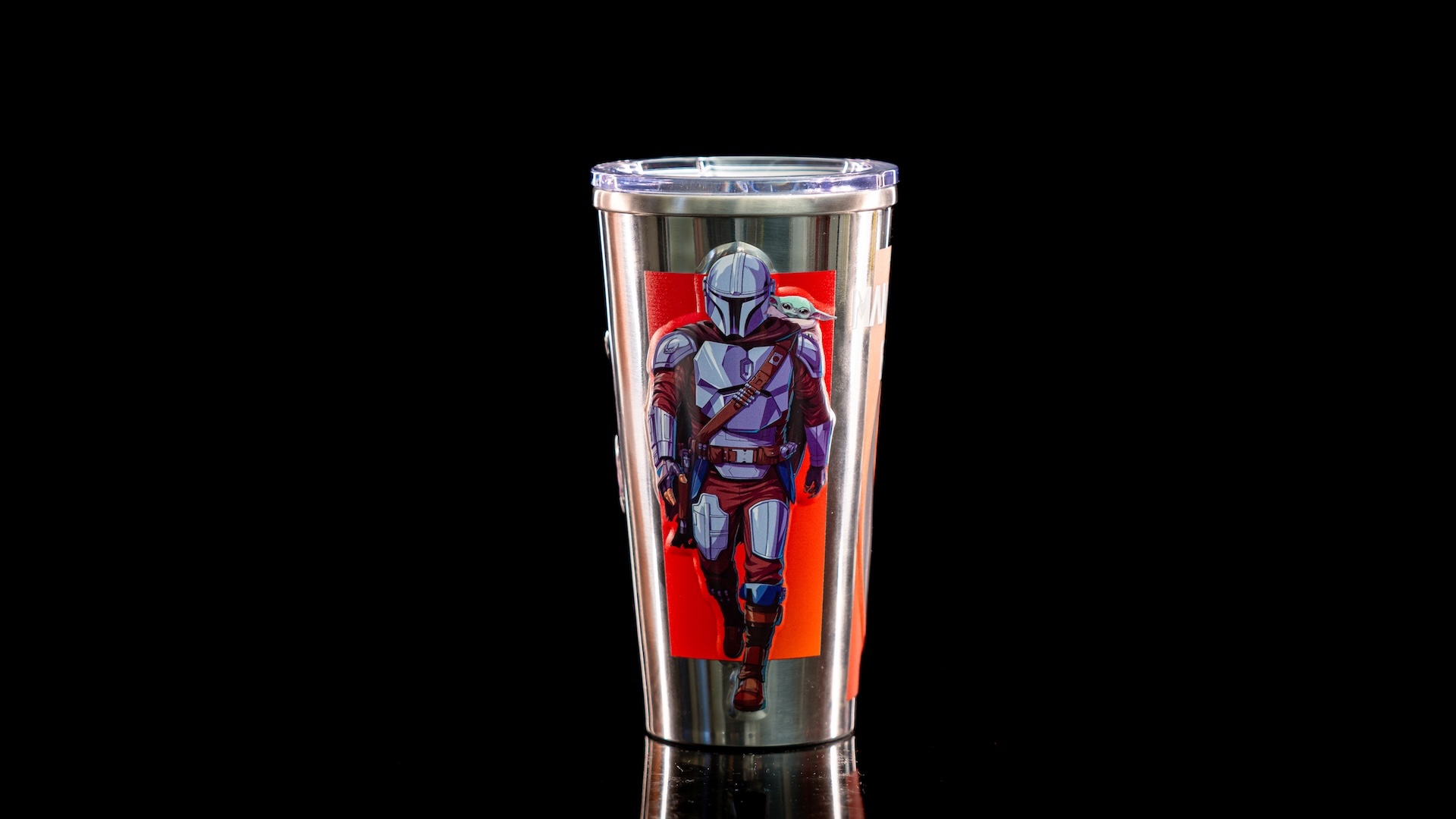The Mandalorian and Grogu Stainless Steel Tumbler (New) (Limit two per person, per transaction; available while supplies last)