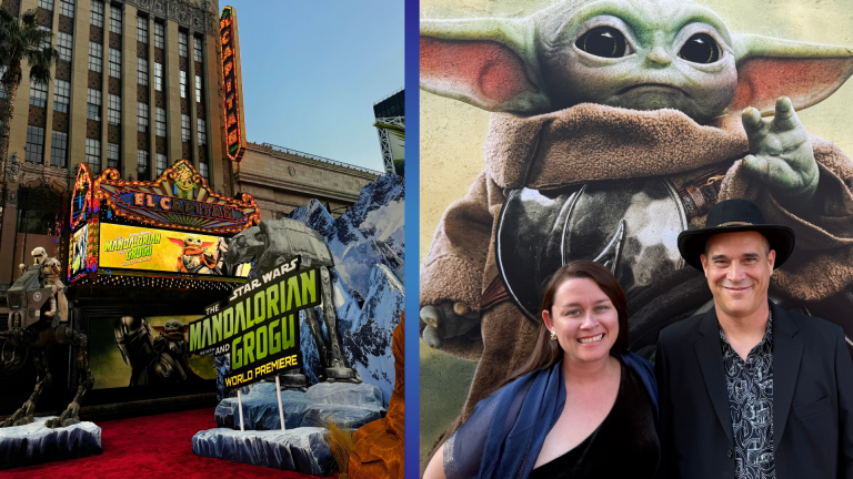 Disneyland Cast Member Celebrates &lsquo;The Mandalorian & Grogu&rsquo; at Red Carpet Premiere