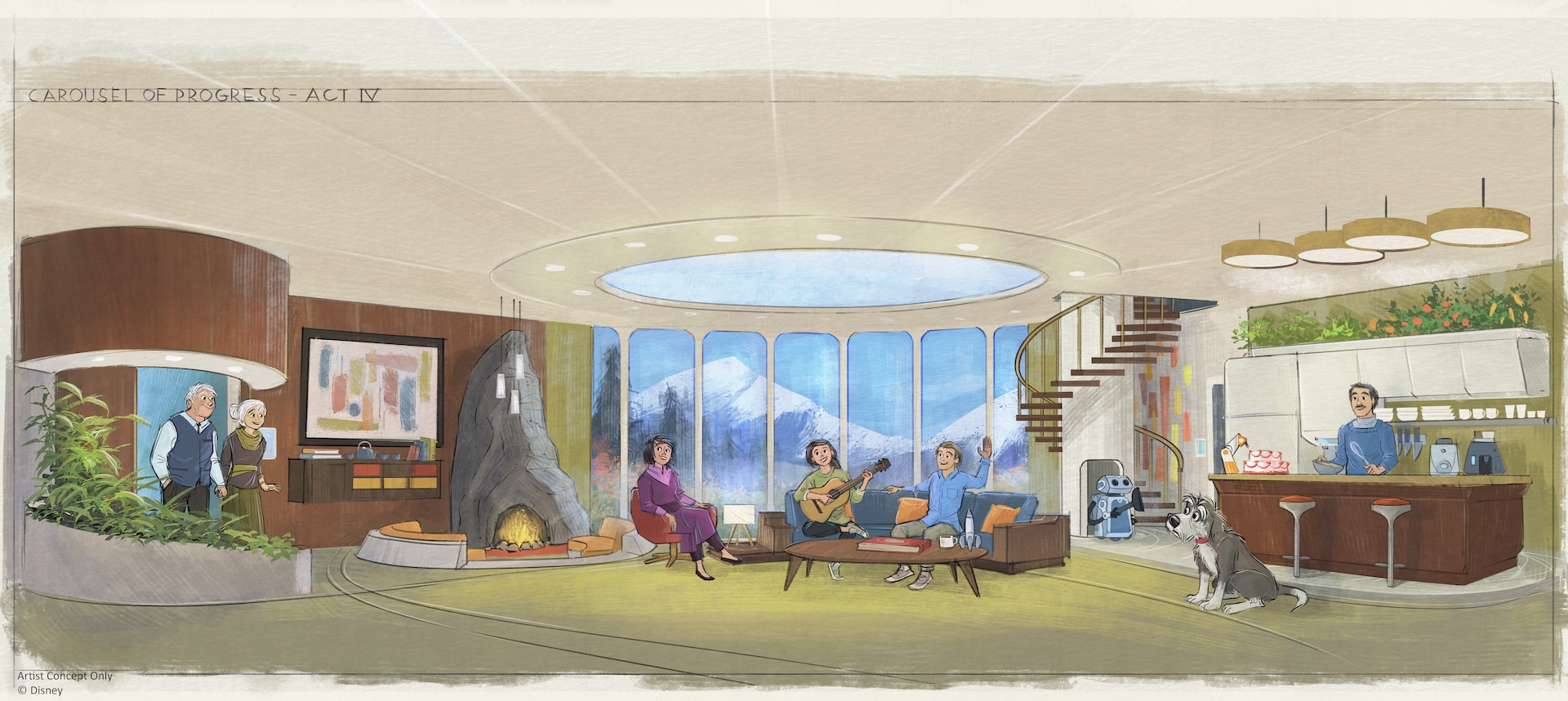 Carousel of Progress Walt Disney World Rendering