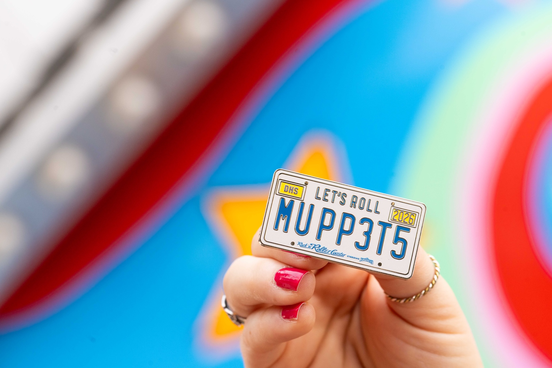 Rock &lsquo;n&rsquo; Roller Coaster Starring The Muppets Merchandise Pin
