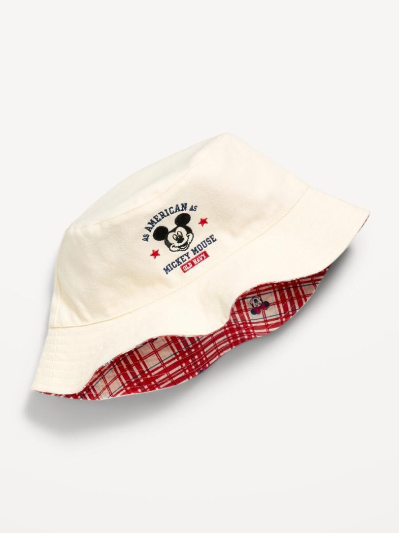 Old Navy x Disney Mickey Mouse Reversible Canvas Bucket Hat for Women