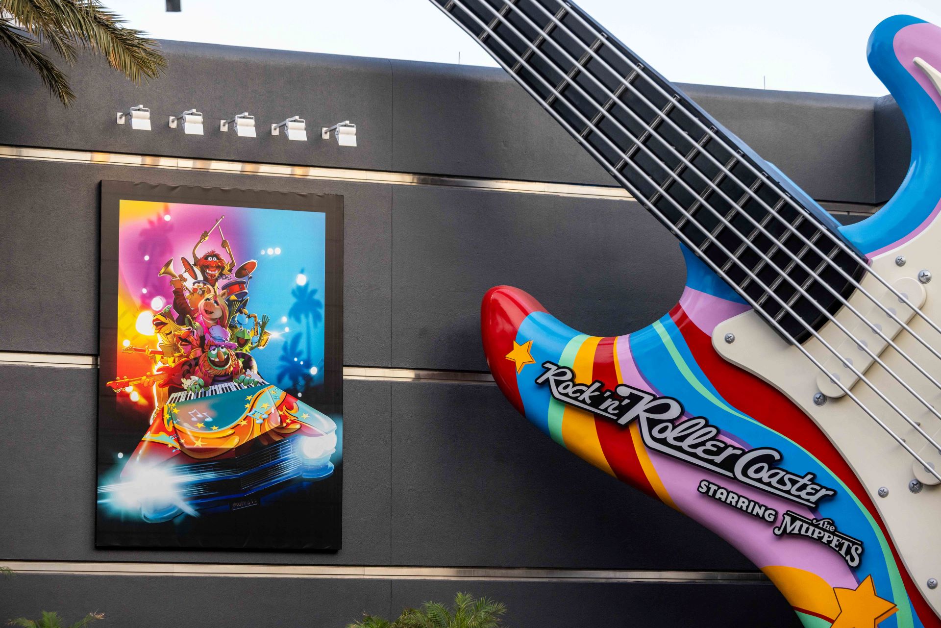 Exterior of Rock N Roller Coaster Starring The Muppets