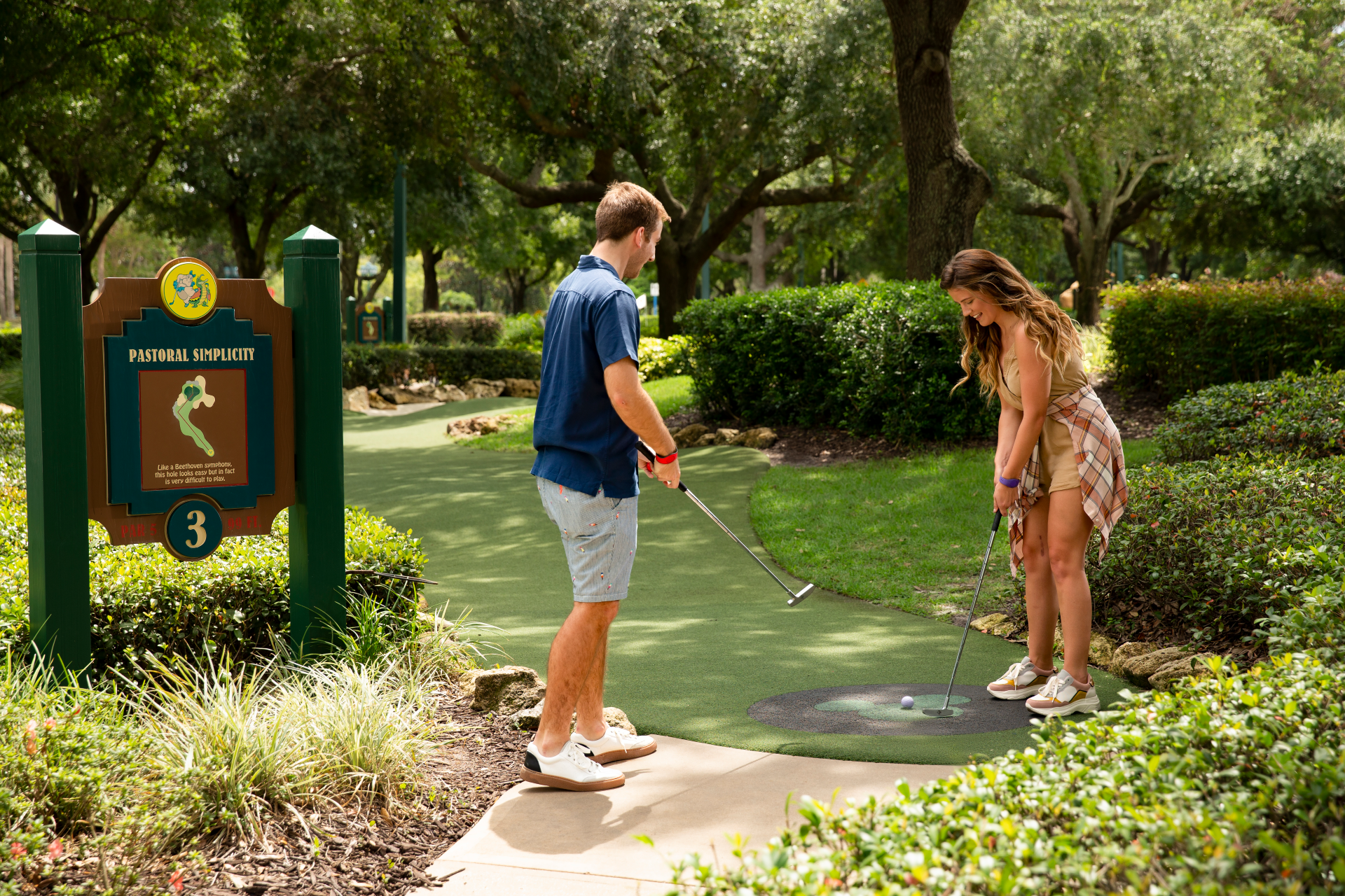 Fantasia Gardens Mini Golf at Disney World