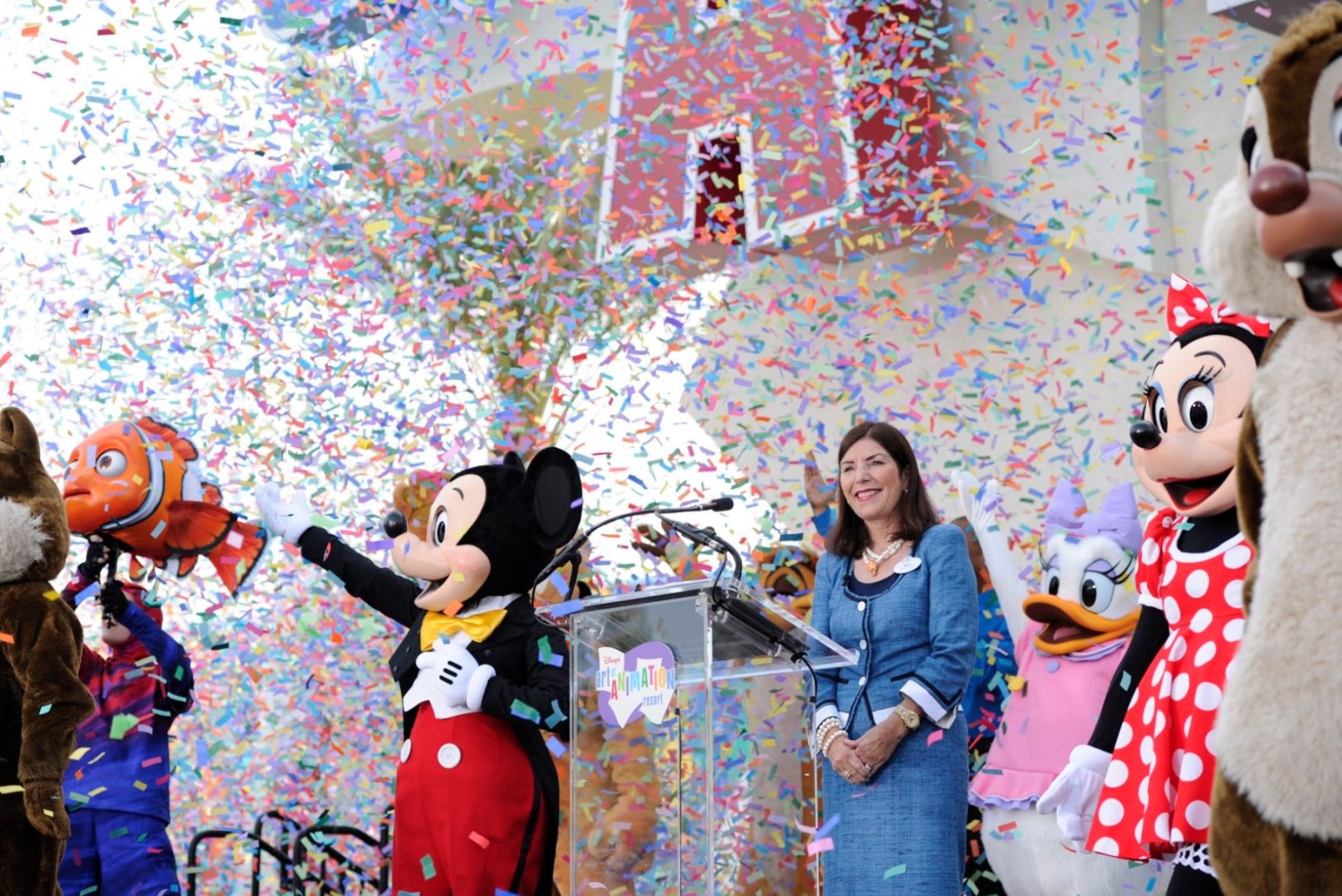 Meg Crofton opening of Art of Animation Resort 2012