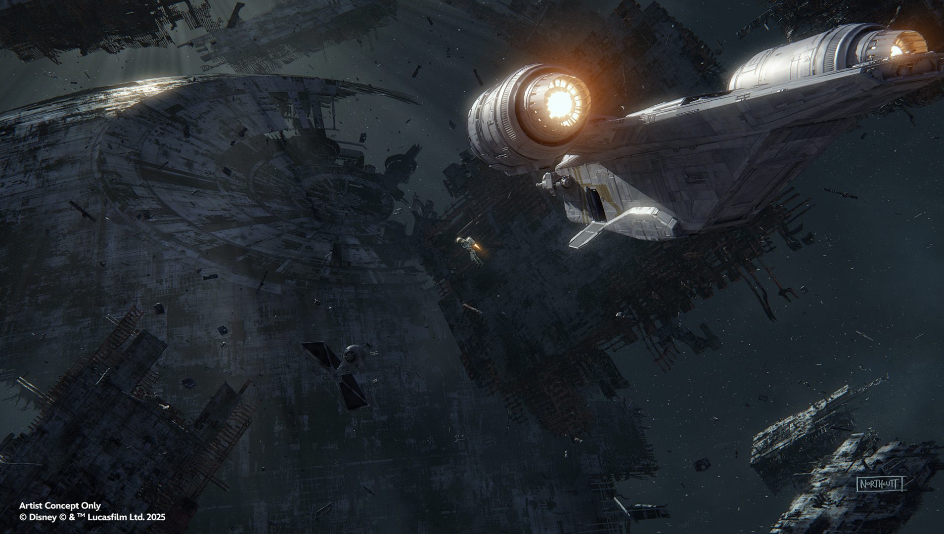 Millennium Falcon Smugglers Run - Death Star Ruins