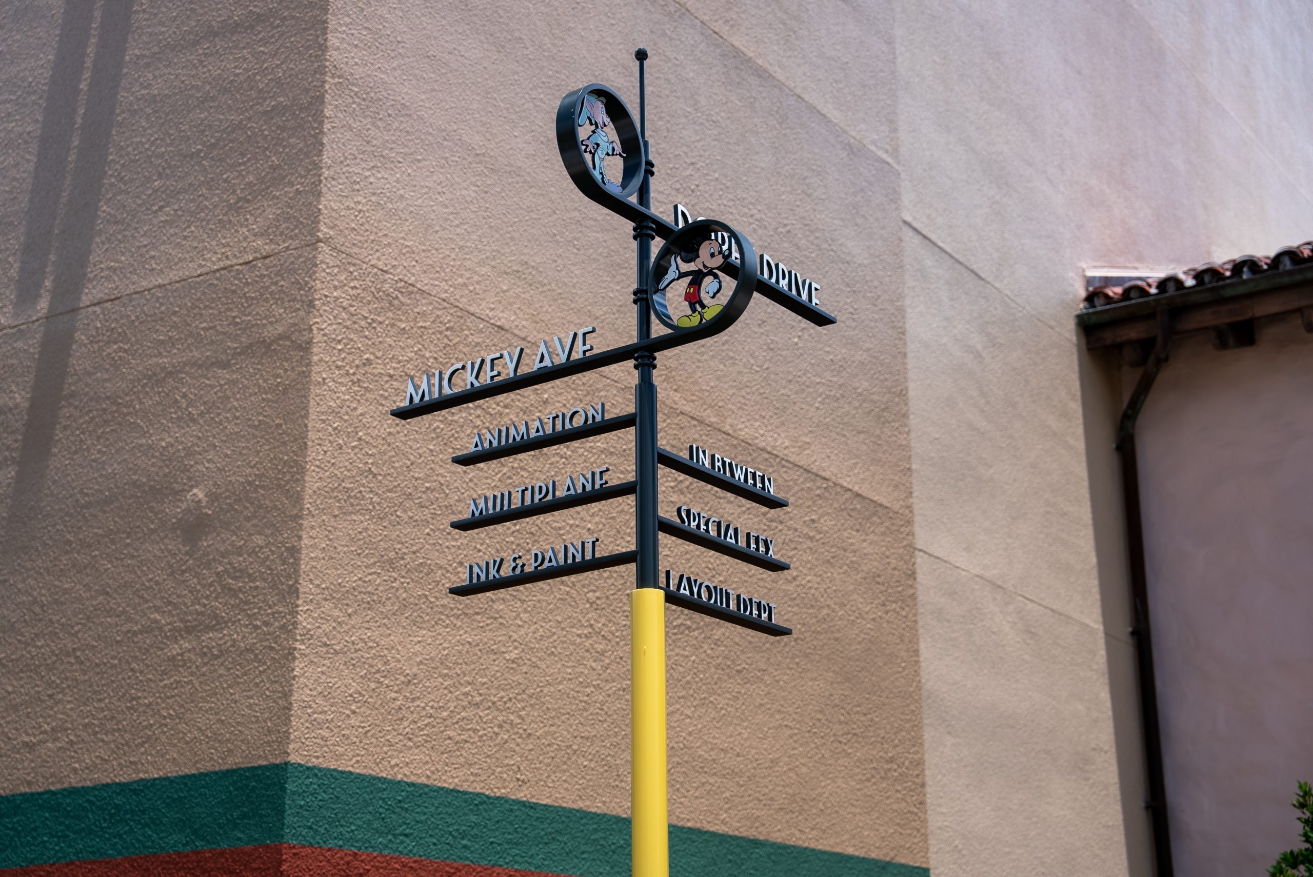 Details at the newly reimagined Animation Courtyard at Disney's Hollywood Studios