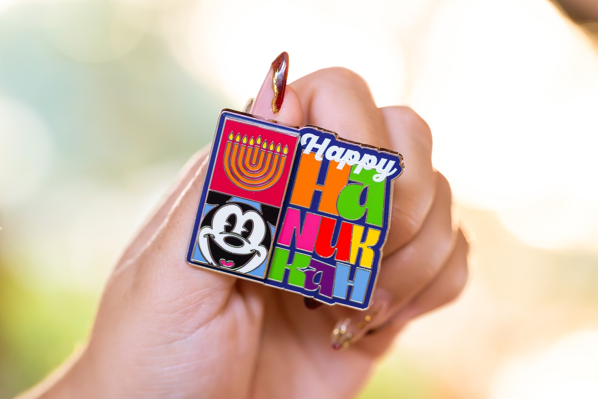 Disney Store Holiday Merchandise Preview Hanukkah Pin