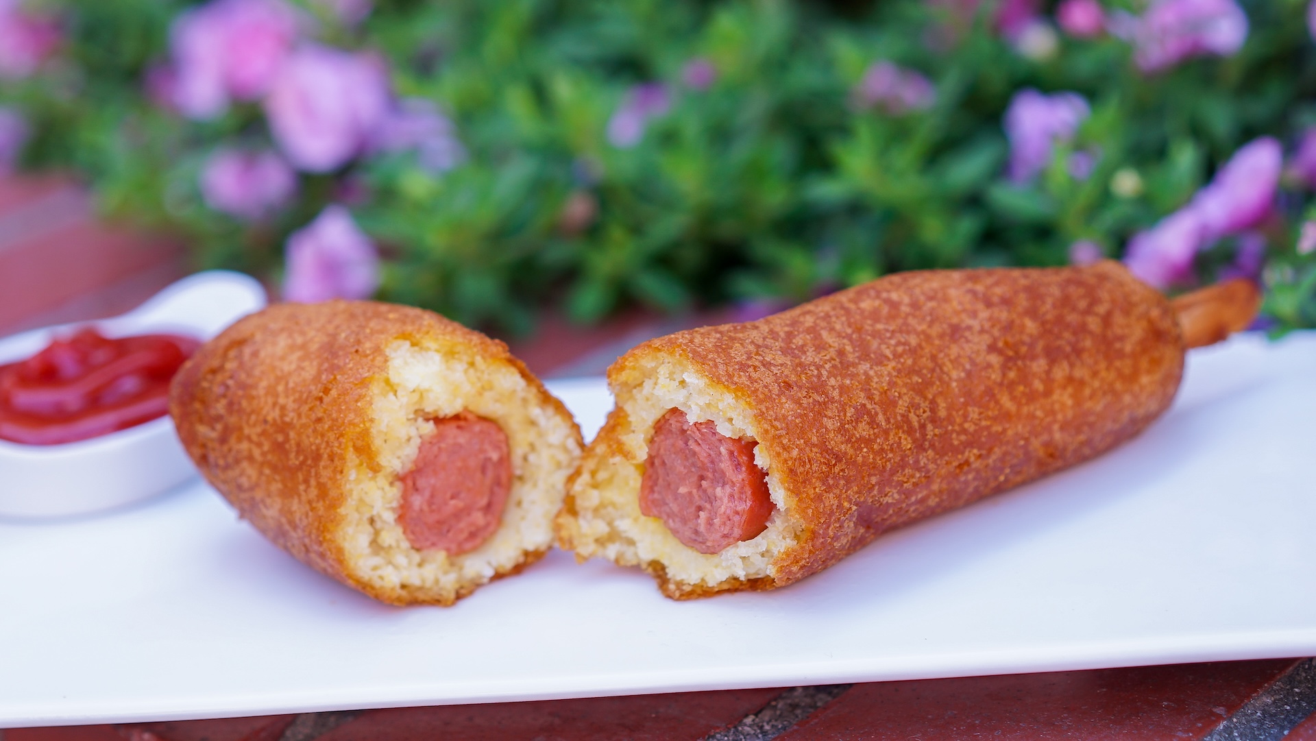 Disney Parks America 250 Foodie Guide Corn Dog