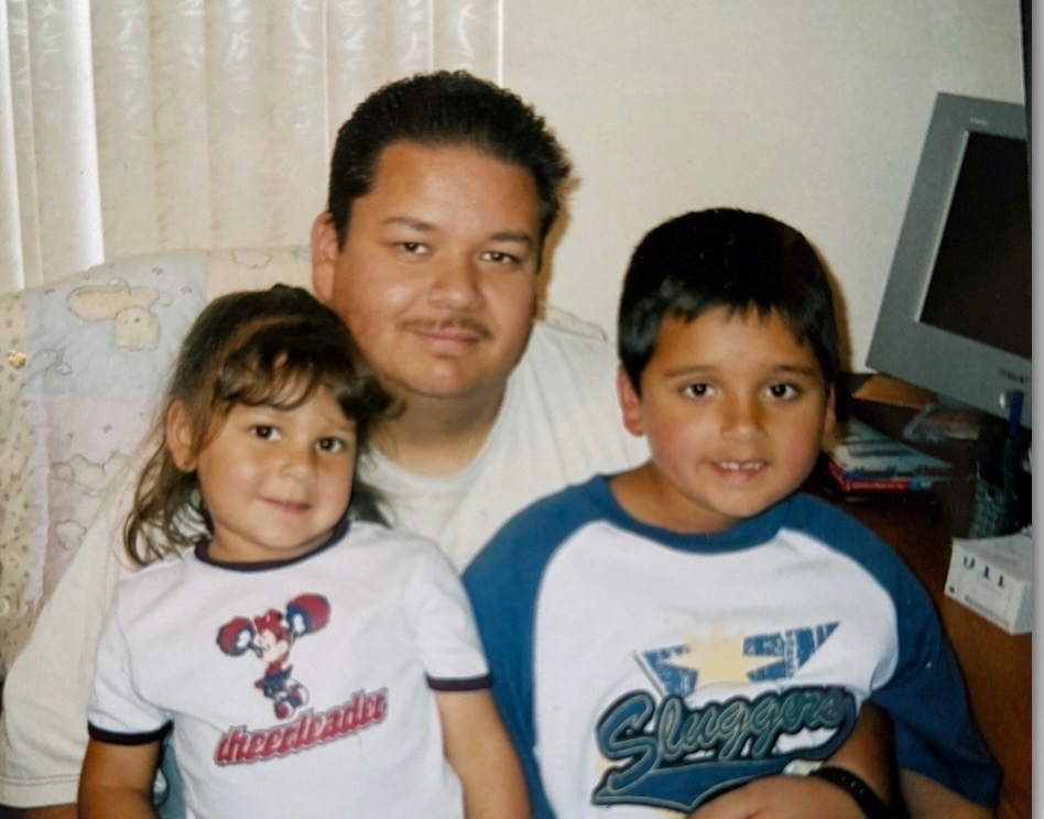 Brian, Gio and Gianna Throwback