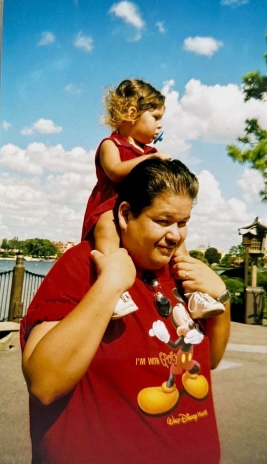 Brian and Gianna at Walt Disney World
