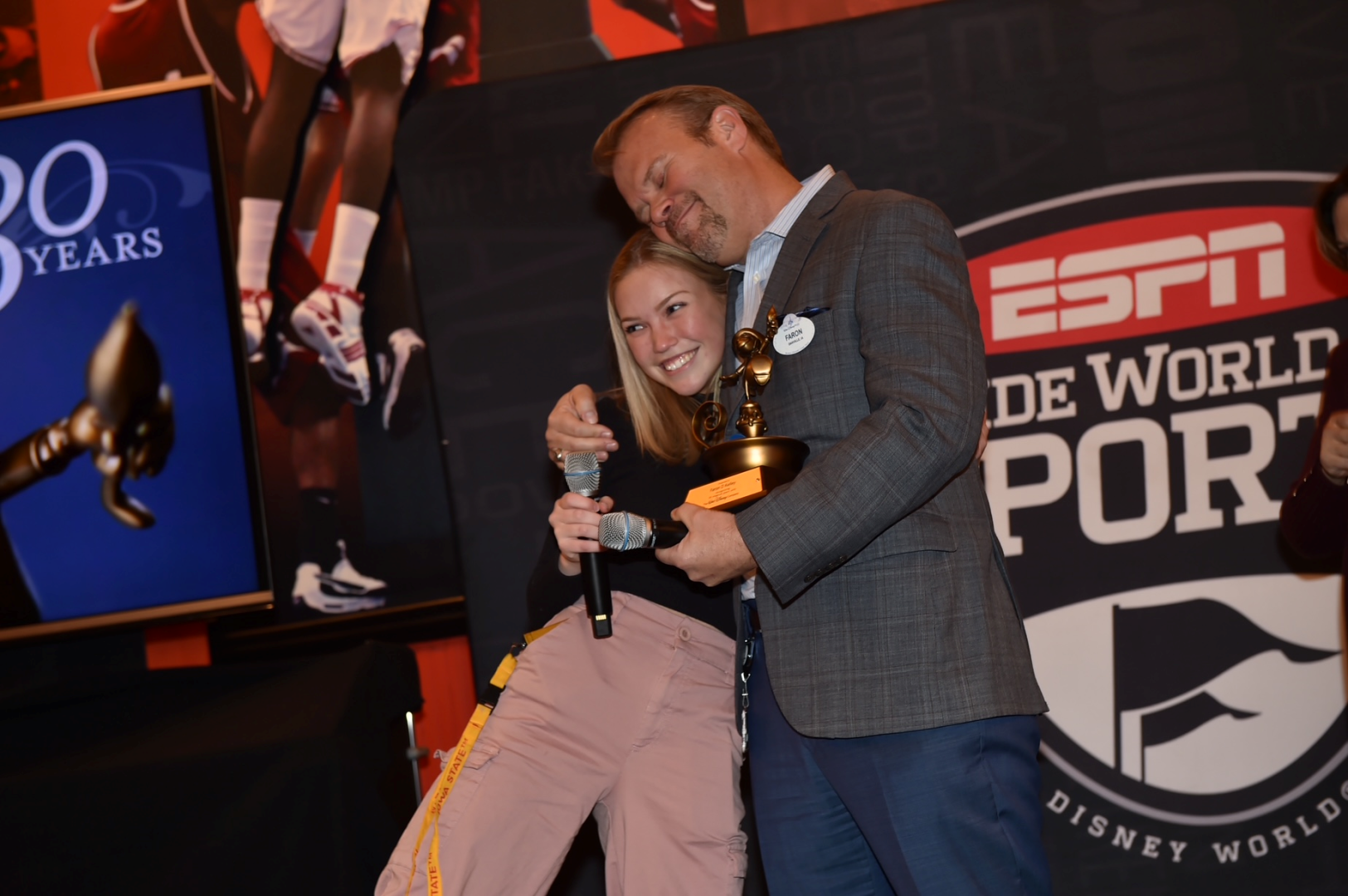 Callie and Faron at ESPN
