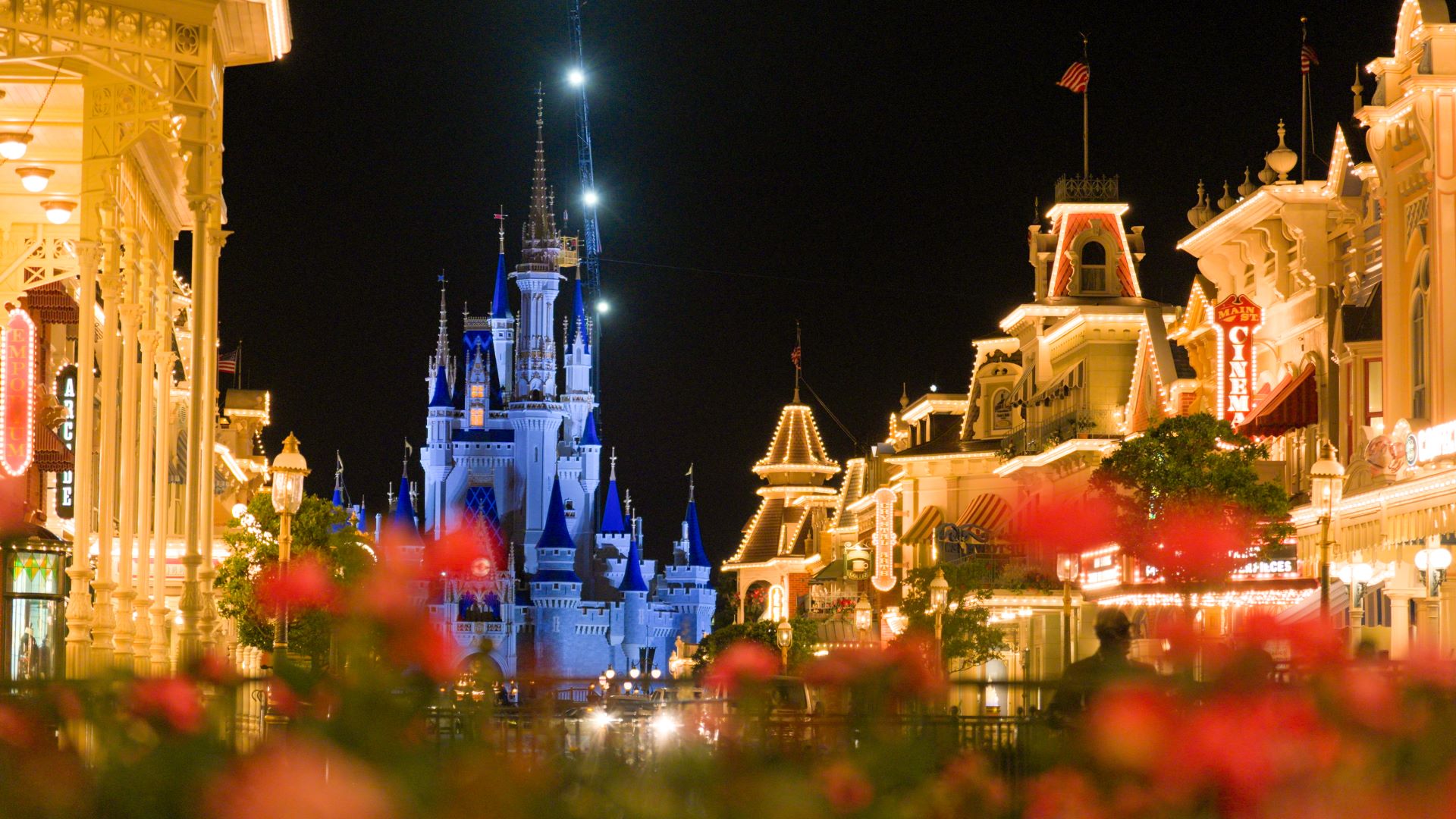 Cinderella Castle at Nighttime