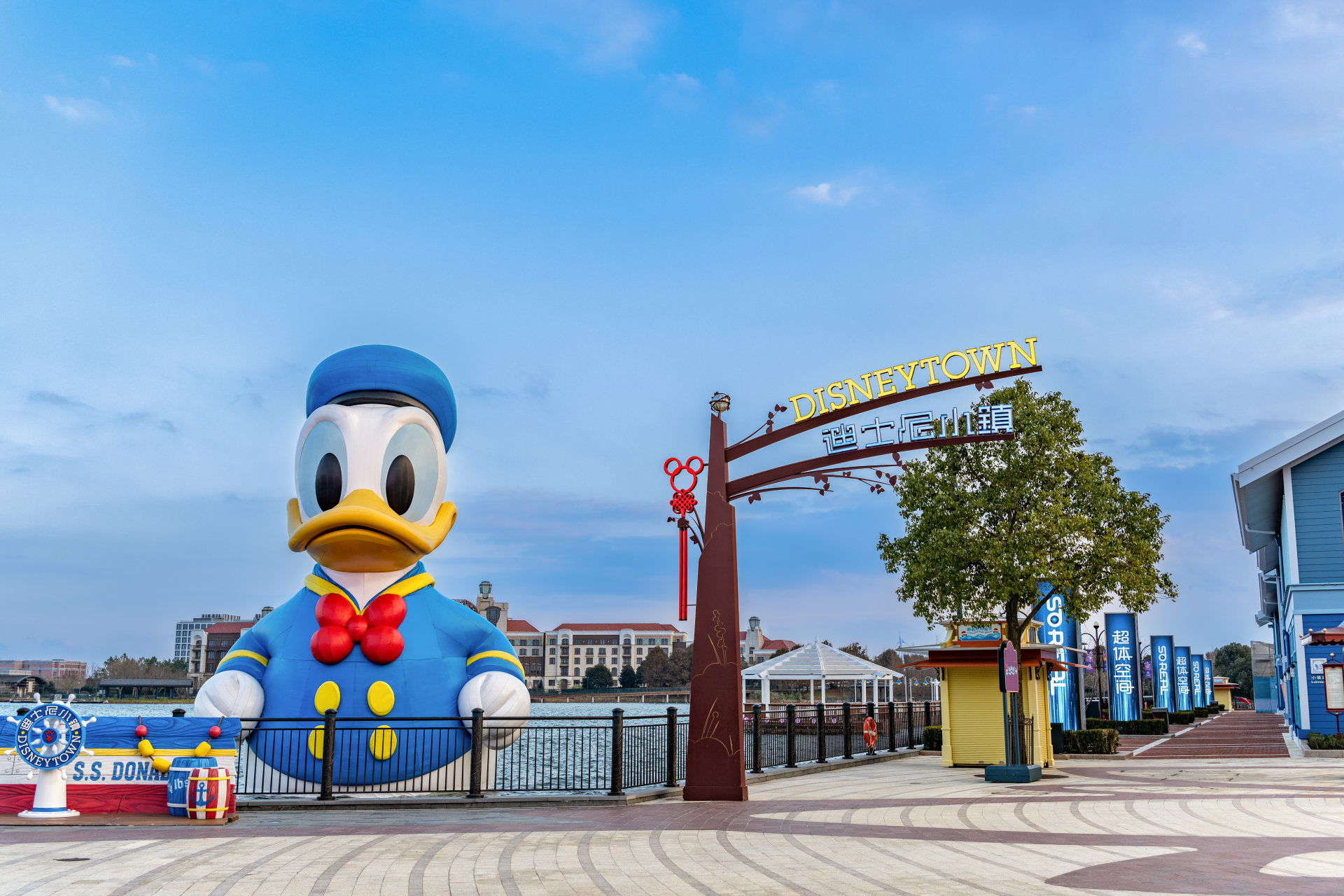 Donald Duck in Disneytown