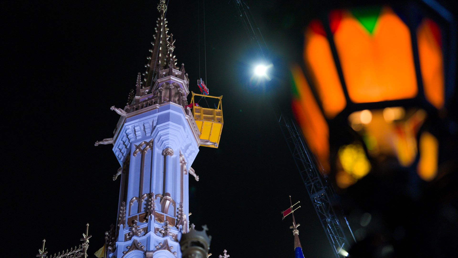 Finishing Touches on Cinderella Castle