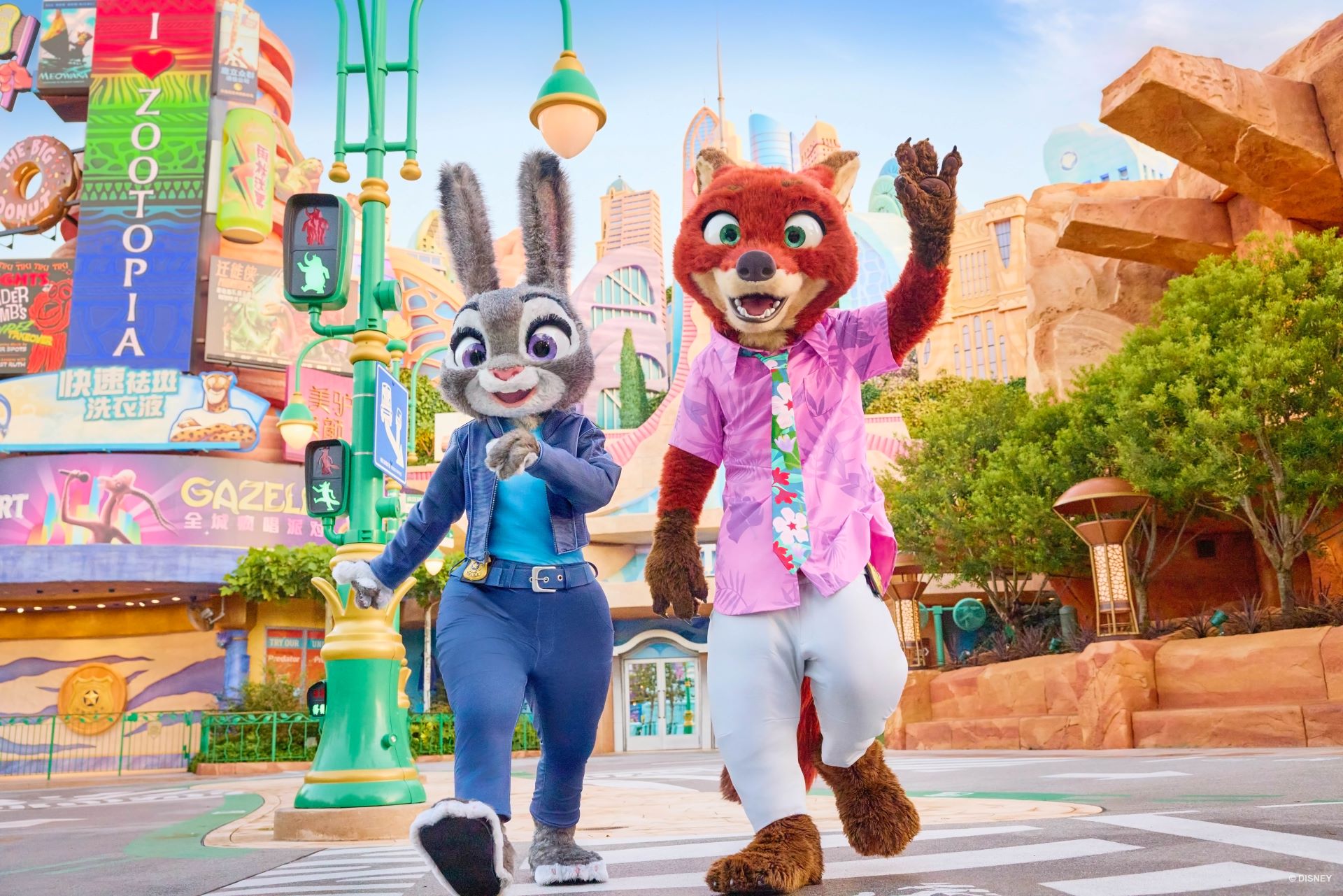 Nick and Judy in Shanghai Disney