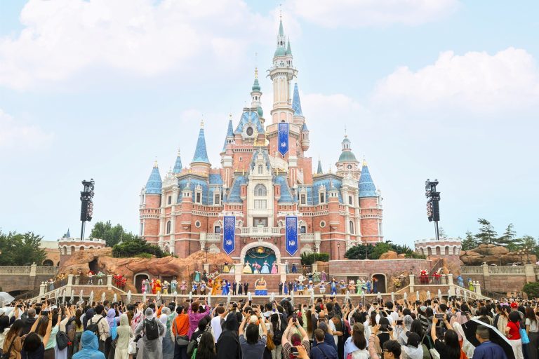 Shanghai Disneyland Resort Then and Now