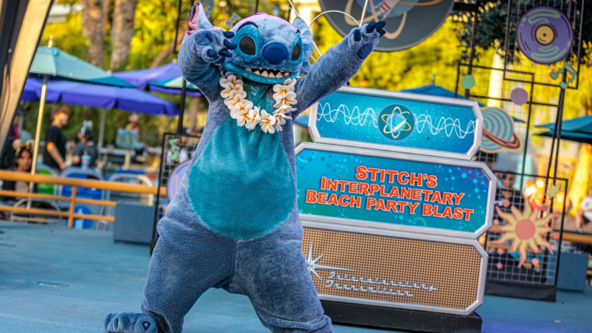 Stitch at Disneyland