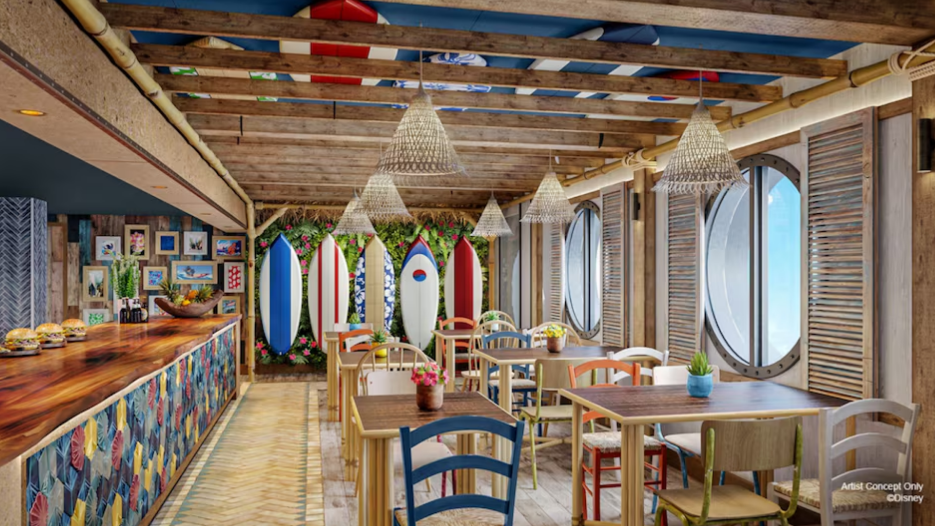 Stitch's Ohana Grill - Disney Cruise Line