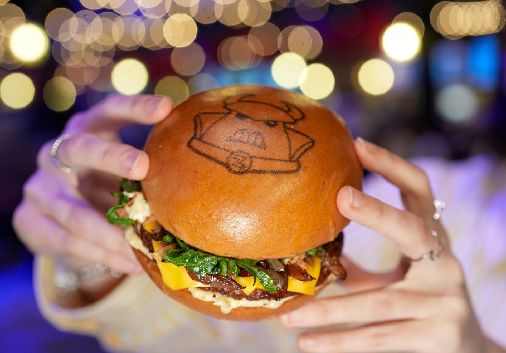 The Hollywood Gardens Restaurant Emperor Zurg Burger